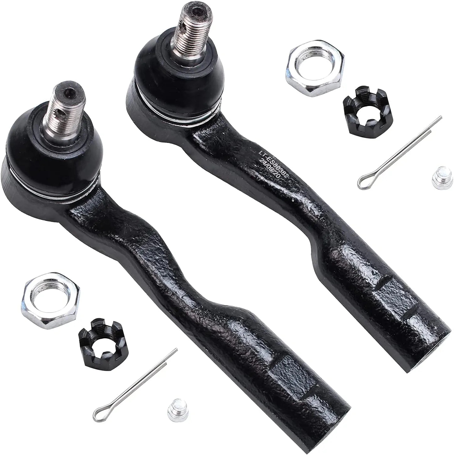 Detroit Axle - Front Tie Rods Upper Ball Joints for 2003 2004-06 Sequoia Tundra — image 4