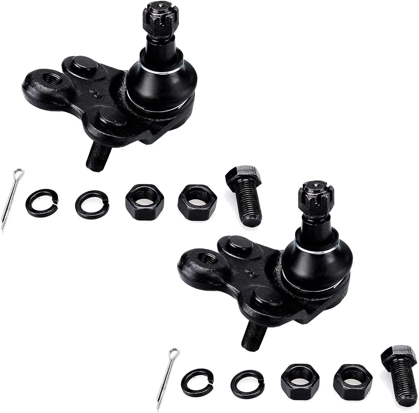 Detroit Axle - Front Ball Joints Tie Rods Sway Bars for 2006 2007-11 Honda Civic — image 4
