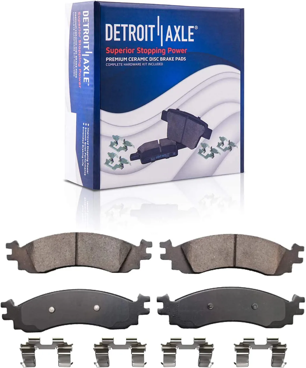 Detroit Axle - Front Wheel Hub and Bearings Rotors Pads for Explorer Mountaineer — image 6