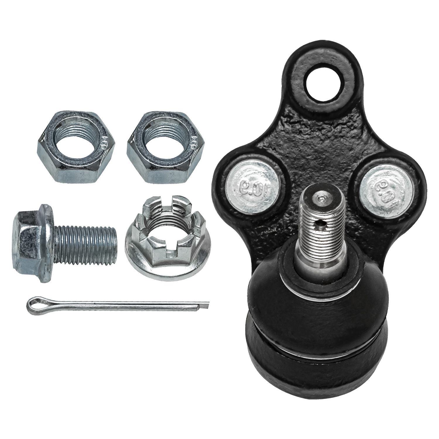 Detroit Axle - Front Lower Ball Joints for 1988-1992 Toyota Corolla Geo Prizm - 9