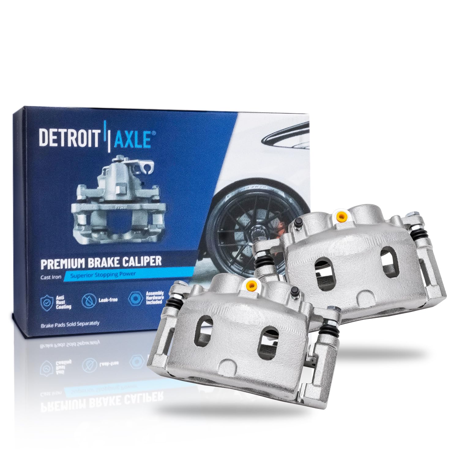 Pair Front Brake Calipers (Brand New)