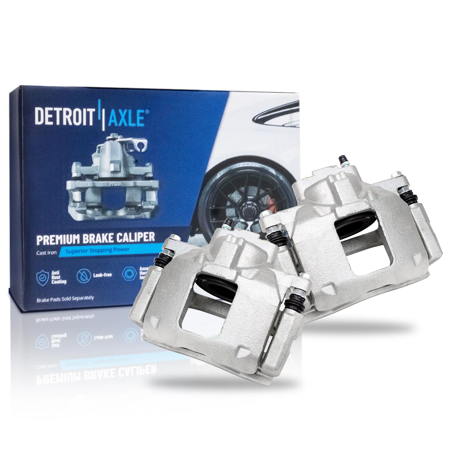 Pair Front Brake Calipers (Brand New)