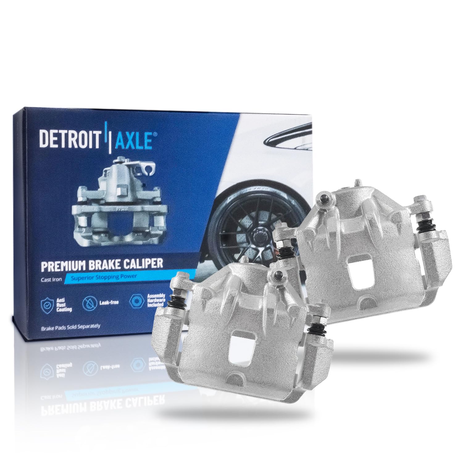 Pair Front Brake Calipers (Brand New)