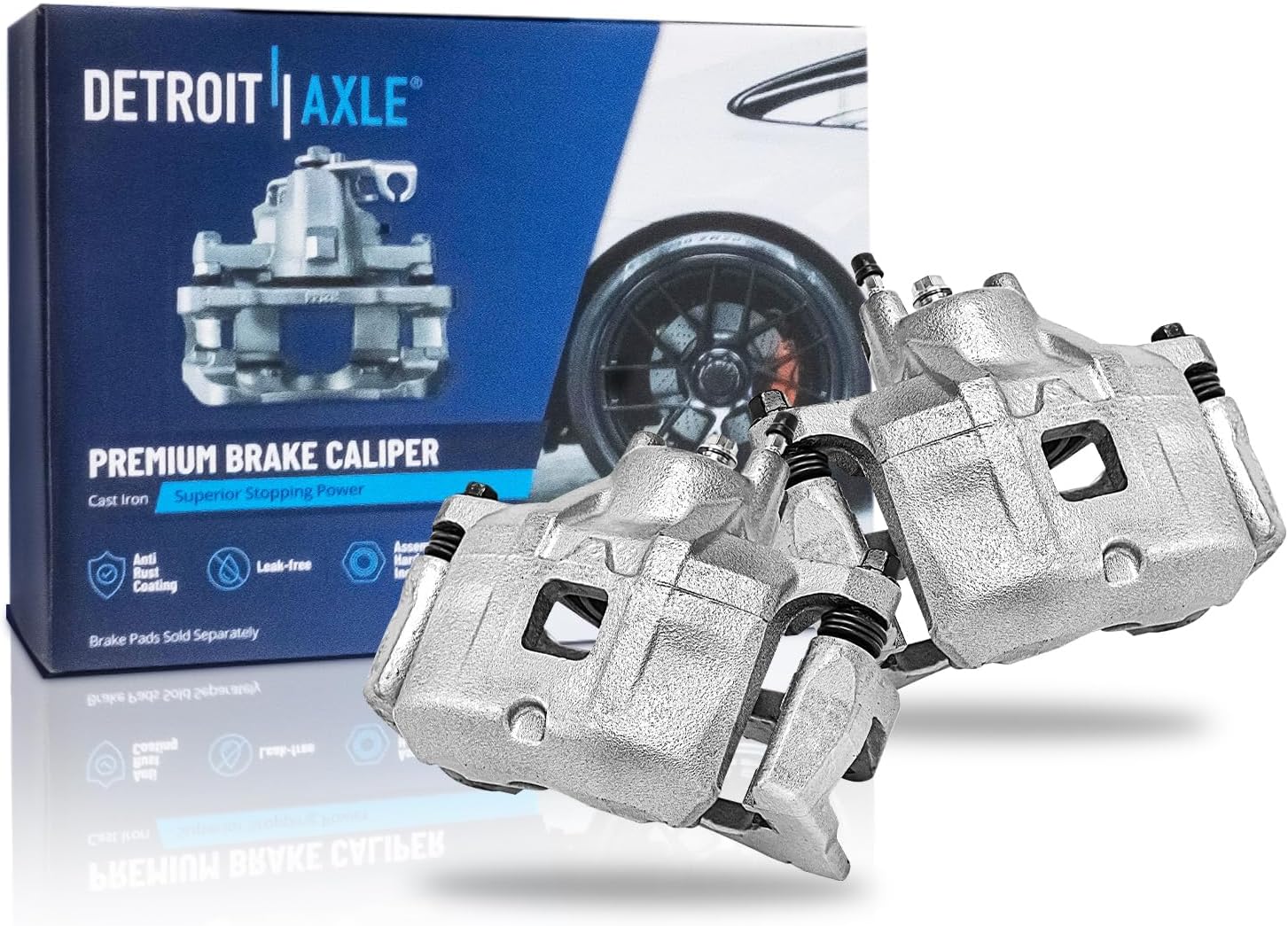 Pair Front Brake Calipers (Remanufactured)