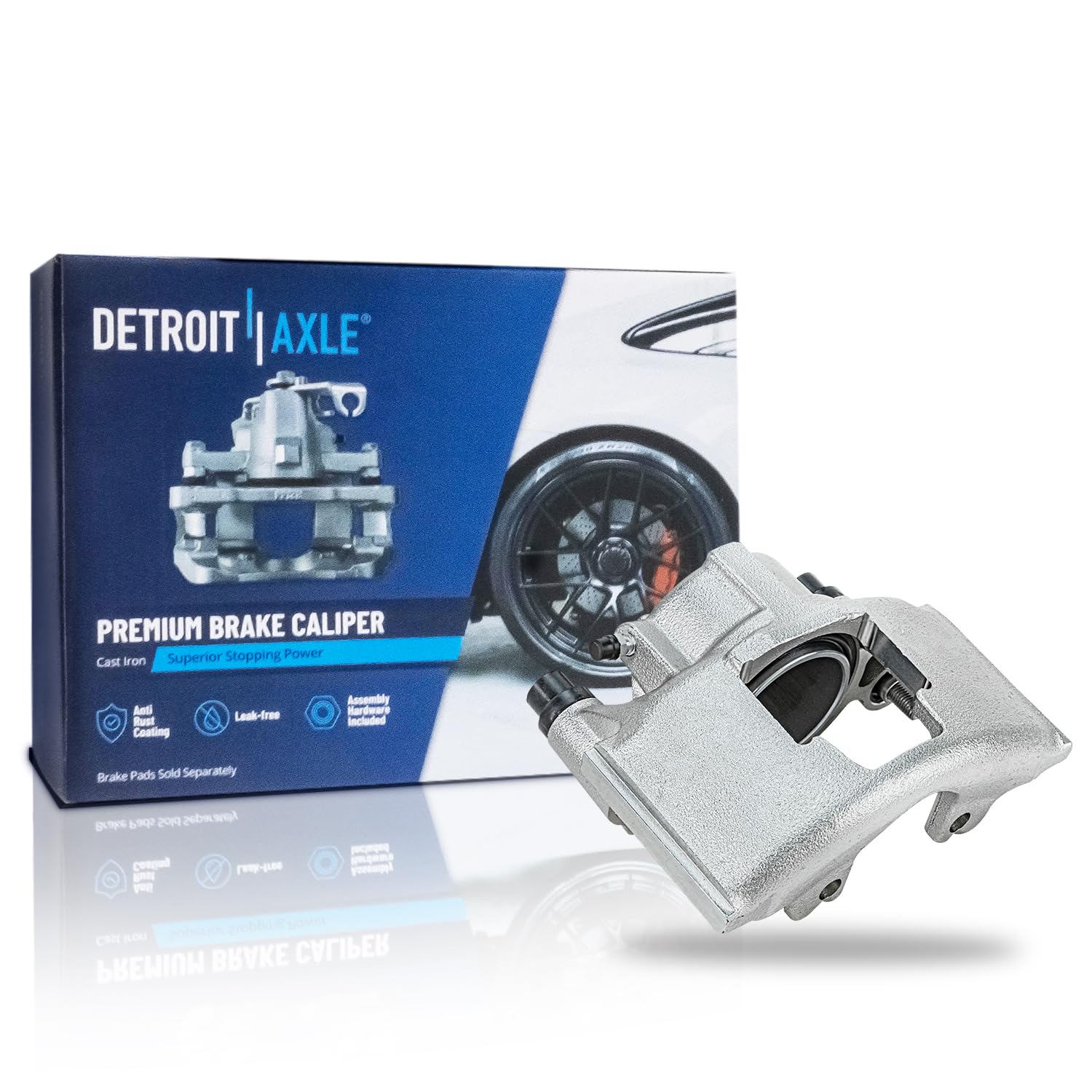 Detroit Axle - Front Left Brake Caliper for Ram Savana Express 1500 Yukon K2500 - Main Image
