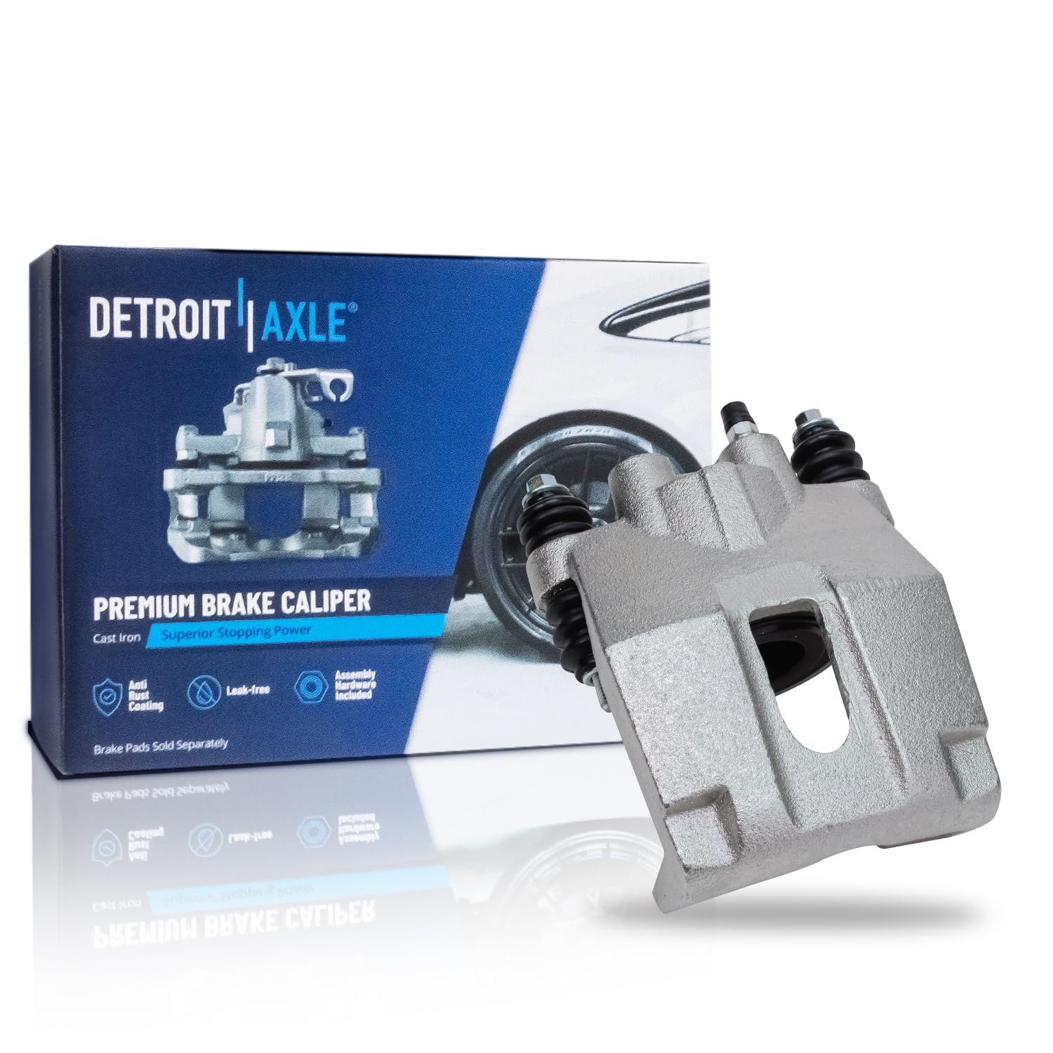Detroit Axle - Rear Right Disc Brake Caliper for Ford F-150 Lobo Lincoln Mark LT - Main Image
