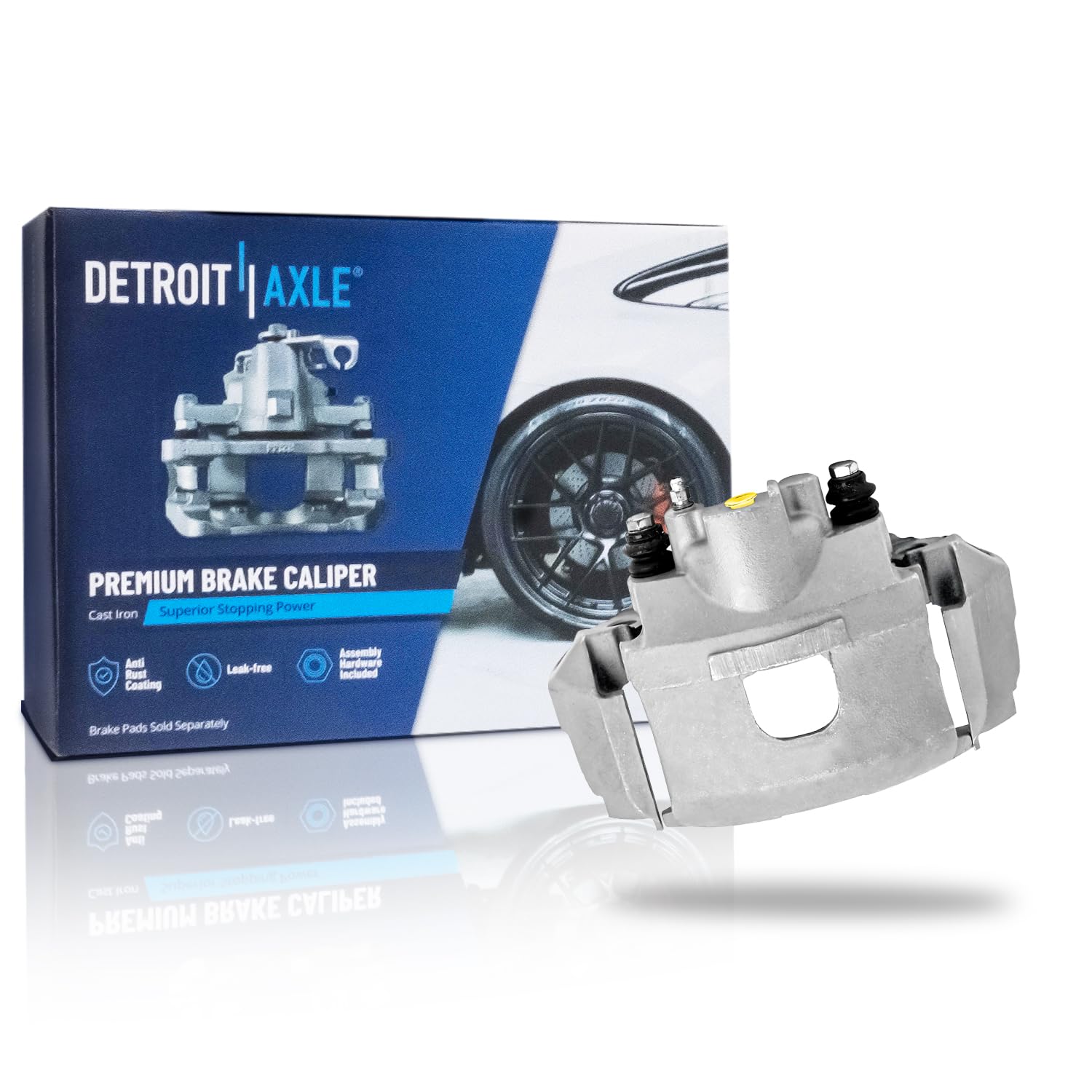 Detroit Axle - Front Right Brake Caliper for Town Country Grand Caravan Monaco