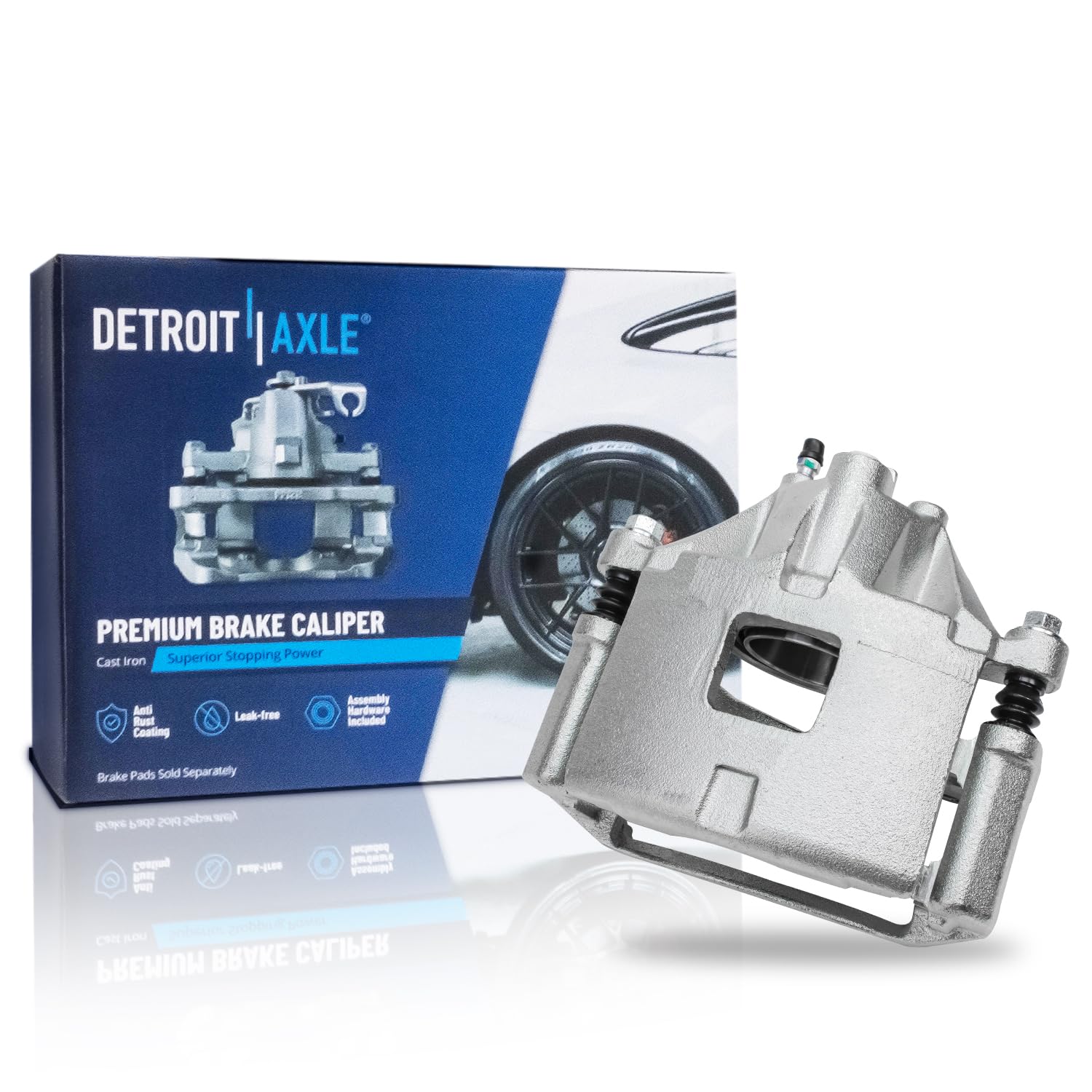 Detroit Axle - Front Right Brake Caliper for Impala Monte Carlo LeSabre Seville - Main Image