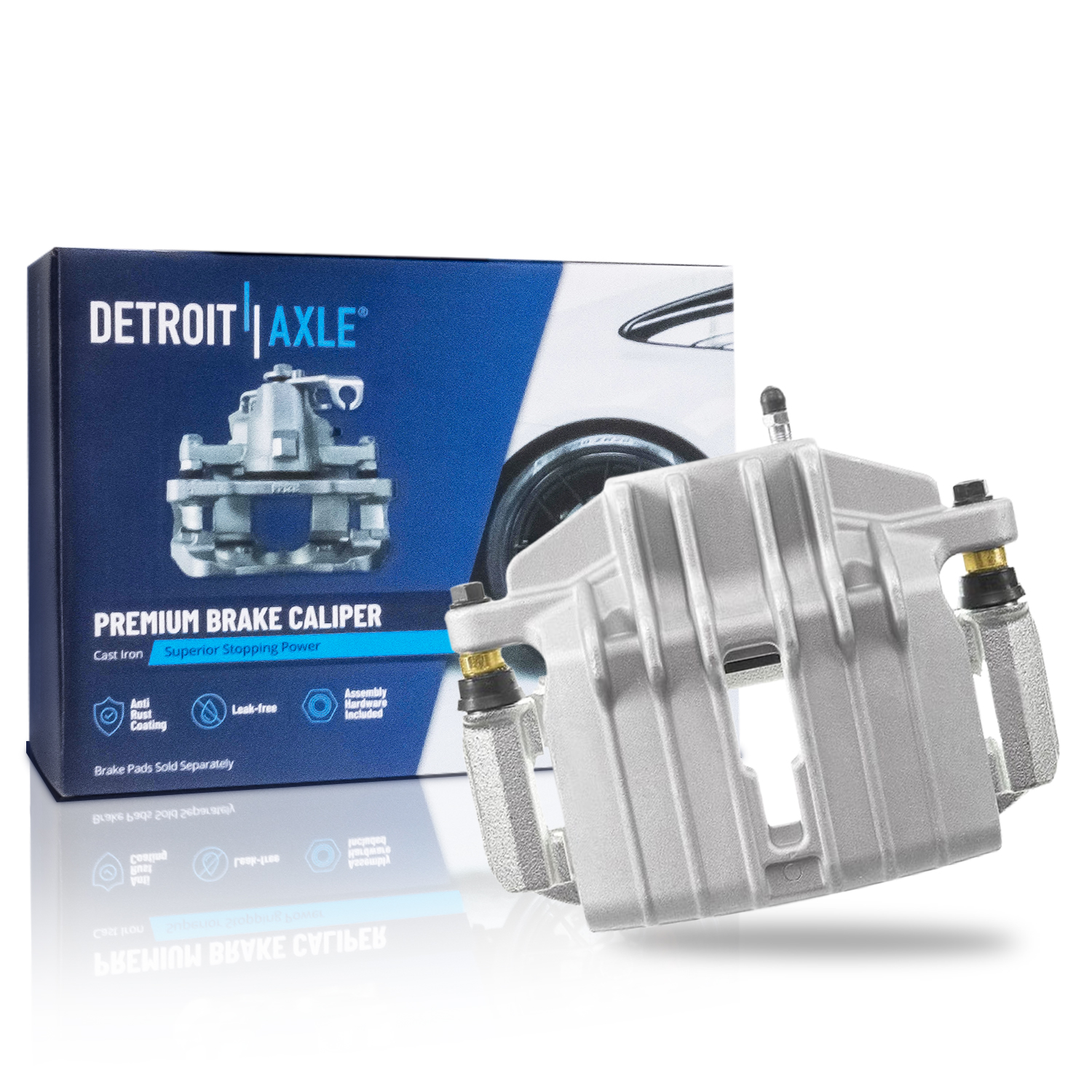 Detroit Axle - Front Left Brake Caliper for Chevy Malibu Alero Cutlass Grand Am - Main Image