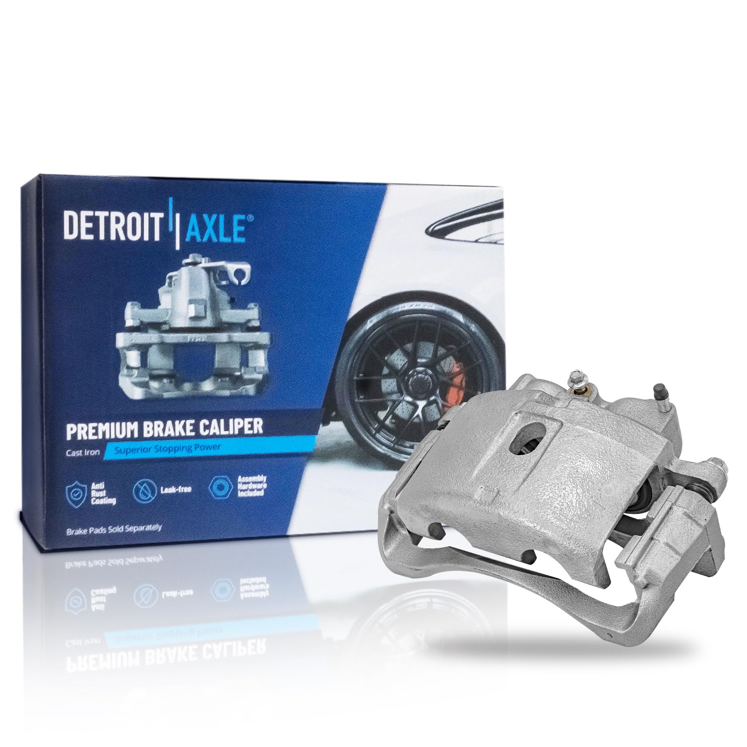 Detroit Axle - Front Right Brake Caliper for Silverado Sierra 2500 3500 Deville - Main Image