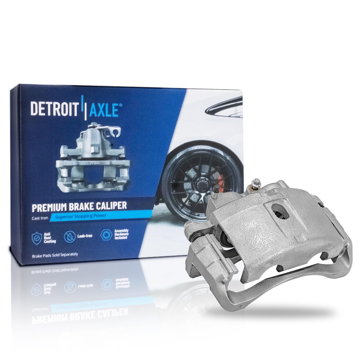 Detroit Axle - Front Left Brake Caliper for Silverado Sierra 2500 3500 Deville - Main Image