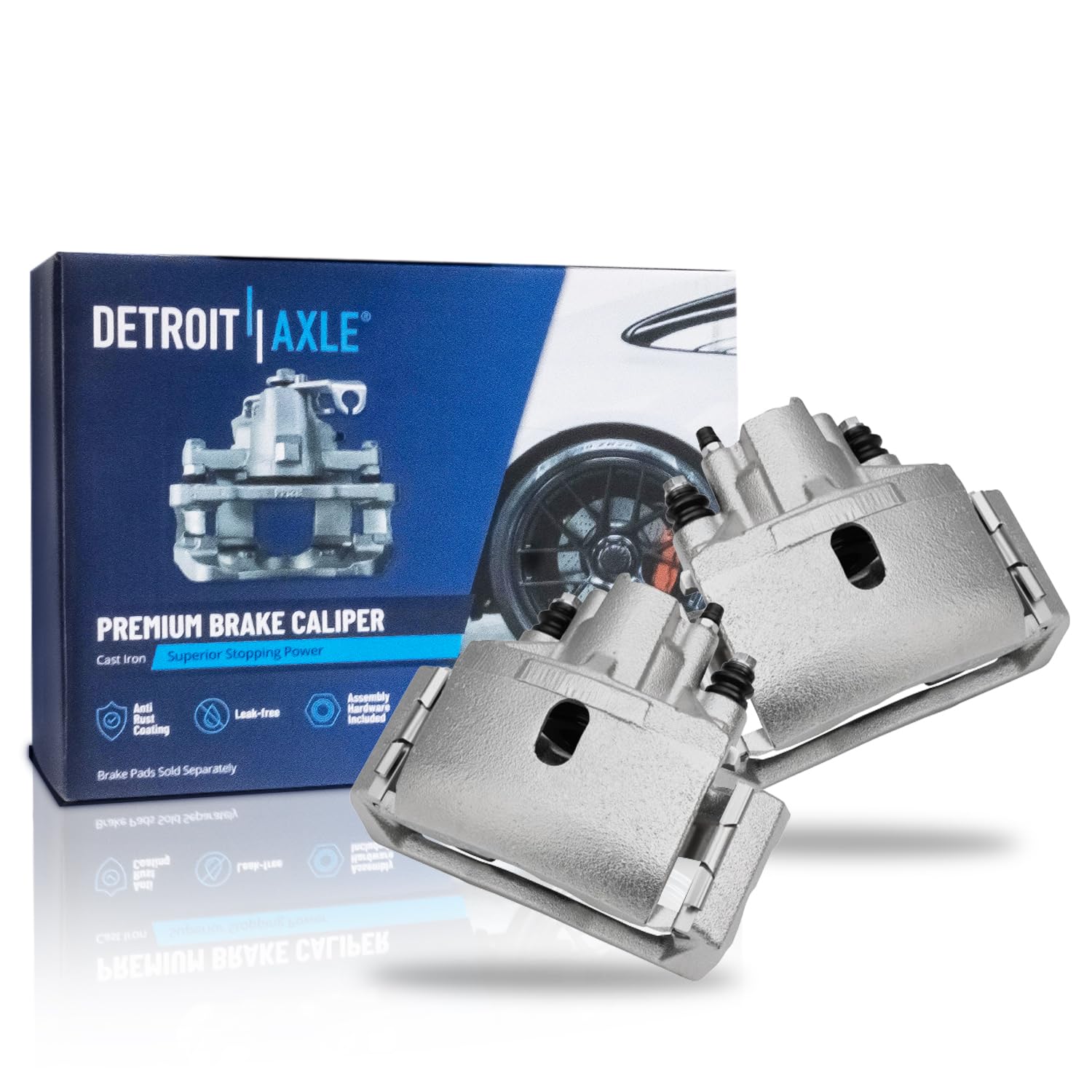 Pair Rear Brake Calipers (Remanufactured)