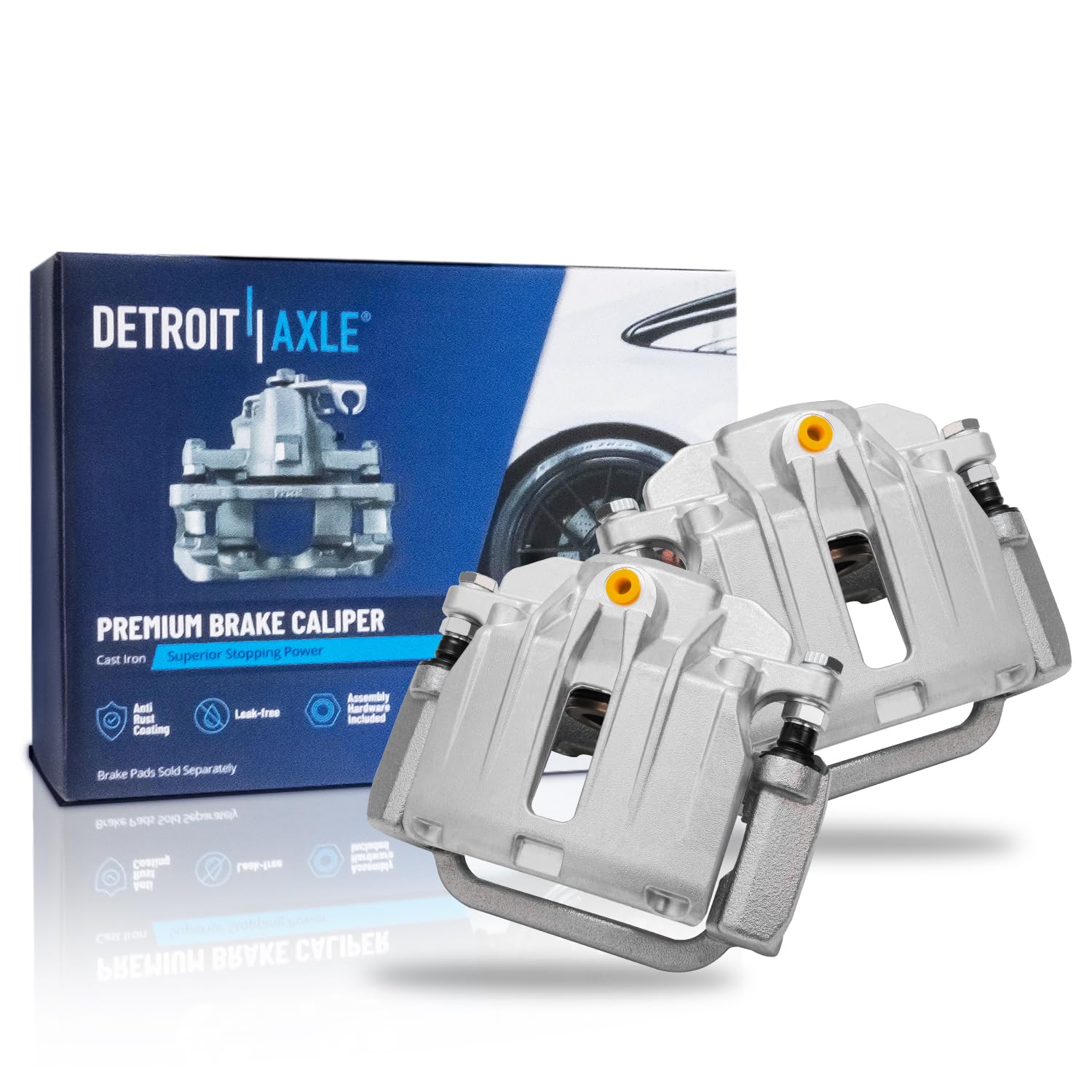 Pair Rear Brake Calipers (Remanufactured)