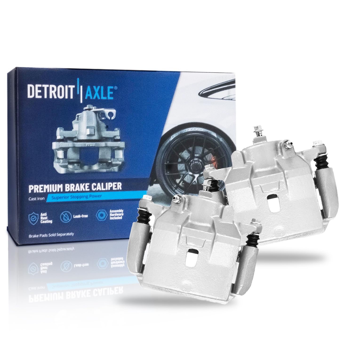 Pair Front Brake Calipers (Remanufactured)