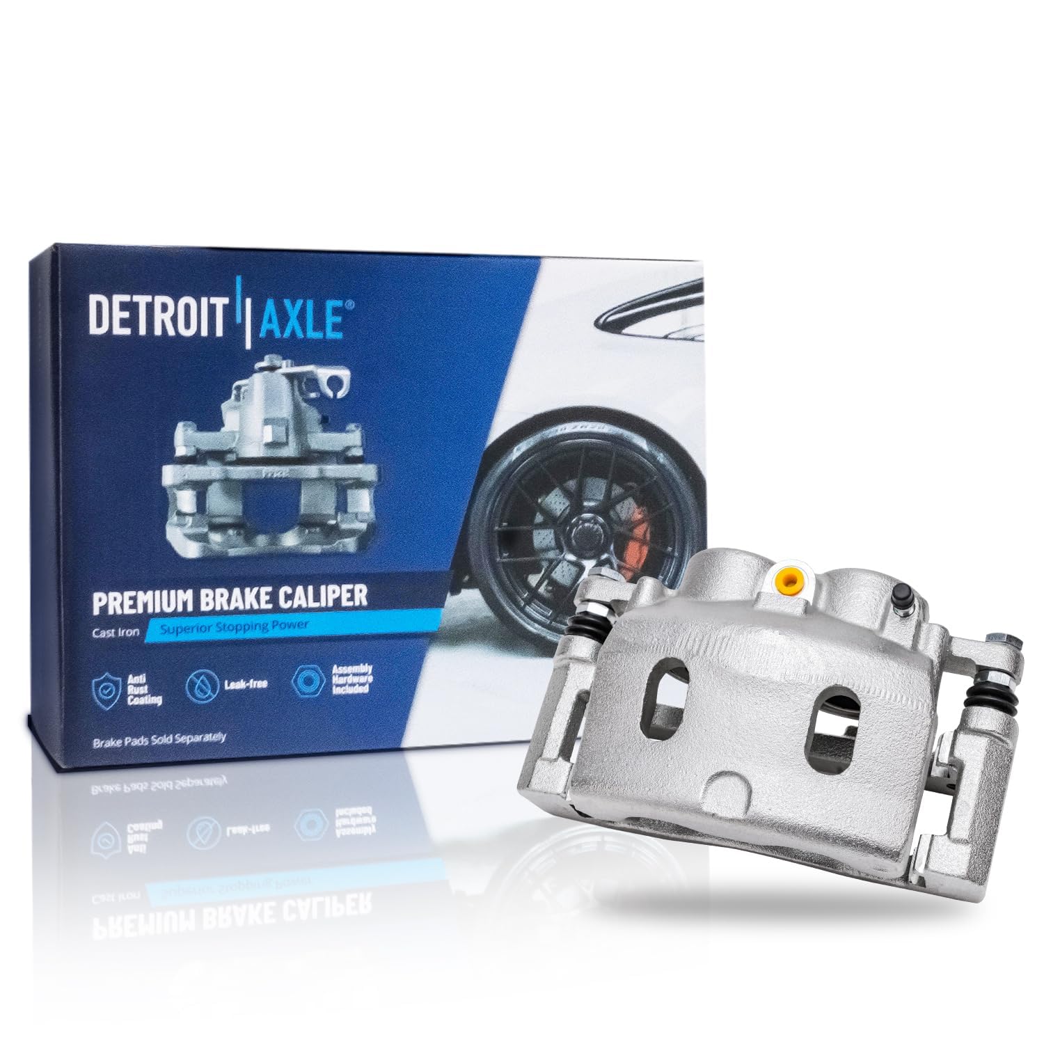 Detroit Axle - Front Right Brake Caliper for Express Silverado Sierra 1500 XTS - Main Image