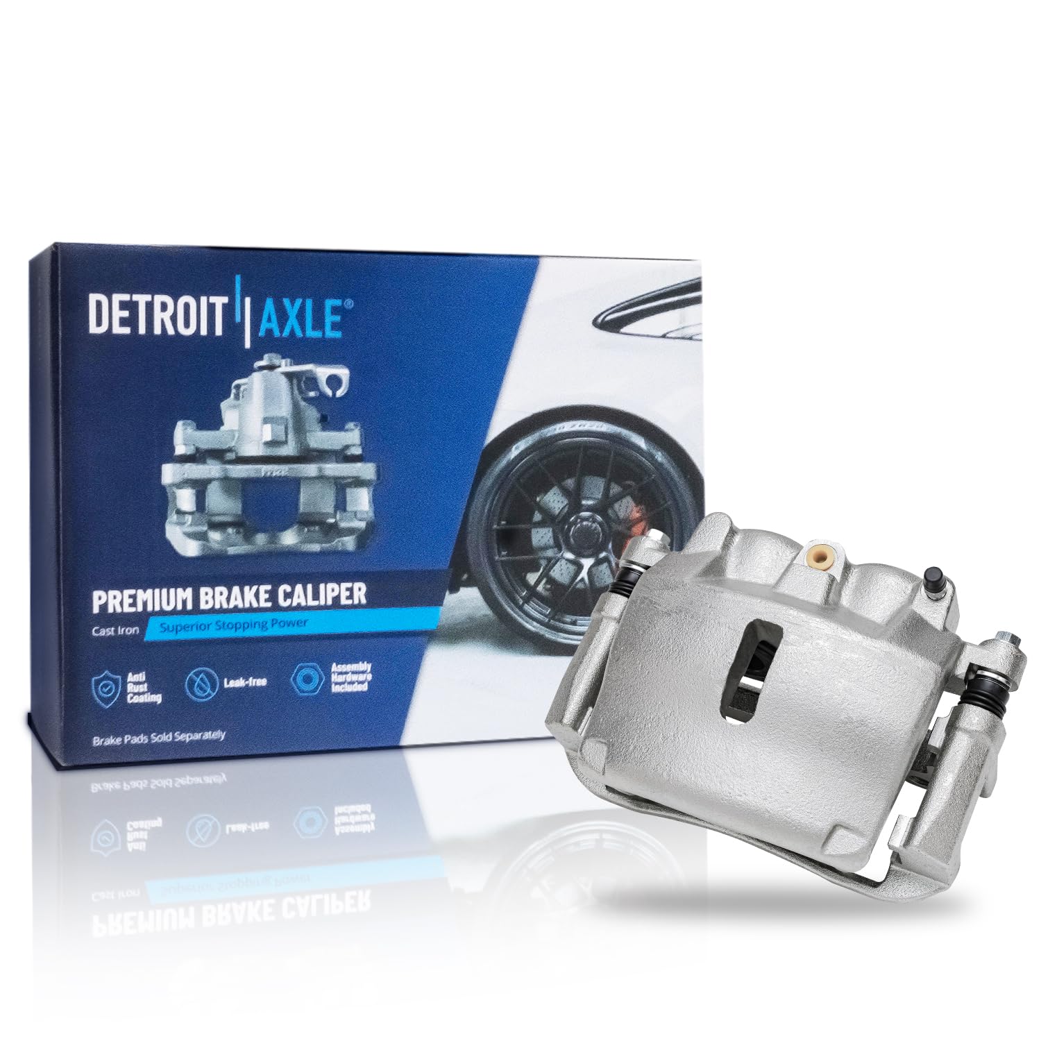 Detroit Axle - Front Right Brake Caliper for 2005-2008 Ford F-150 Lobo Mark LT - Main Image
