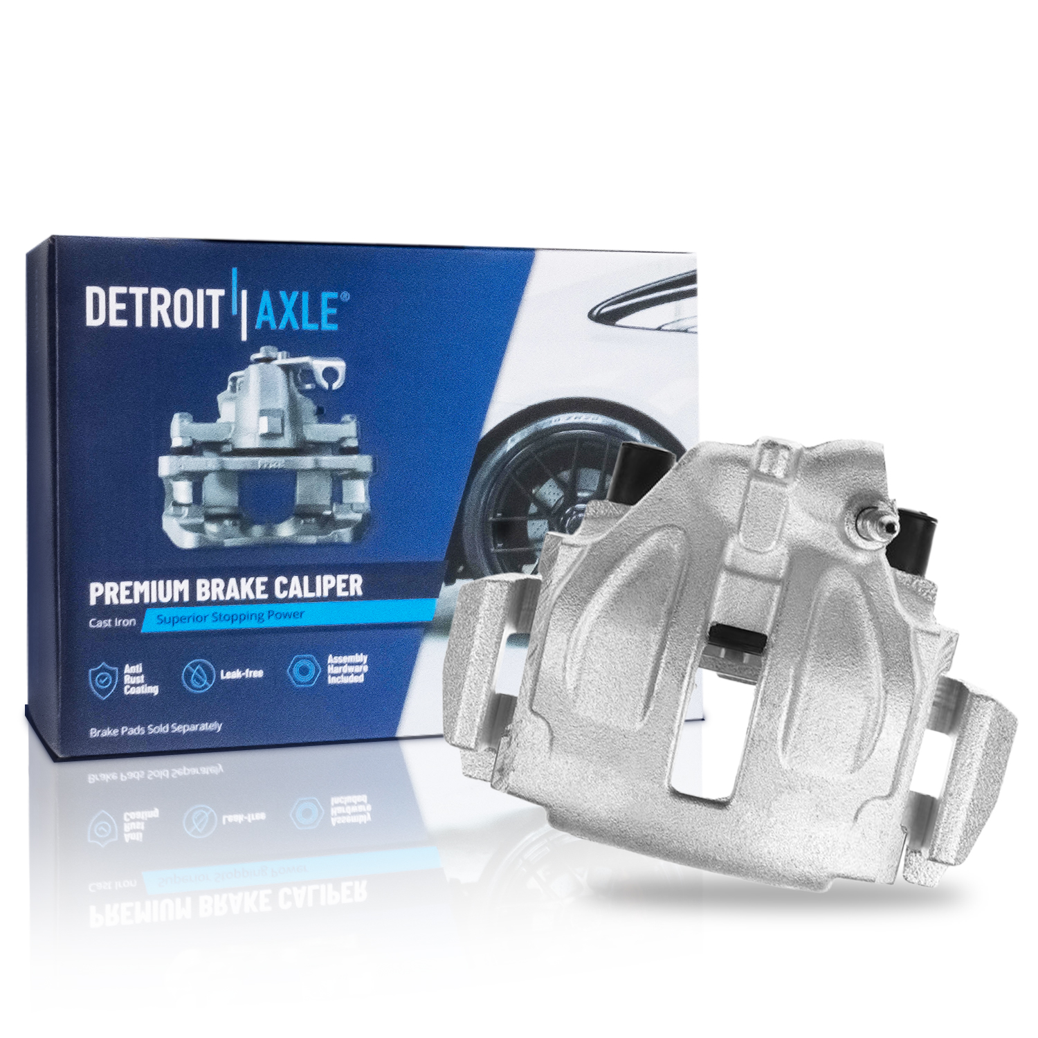 Detroit Axle - Rear Left Brake Caliper for Dodge Benz Sprinter 2500 3500 - Main Image