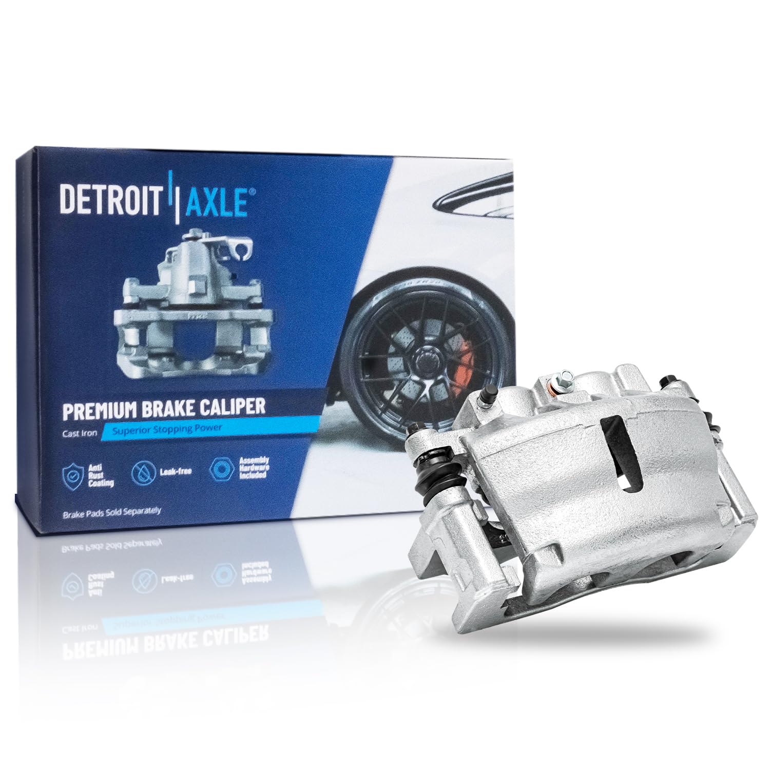 Detroit Axle - Front Left Brake Caliper for 2009-2012 Chevy Colorado GMC Canyon - Main Image