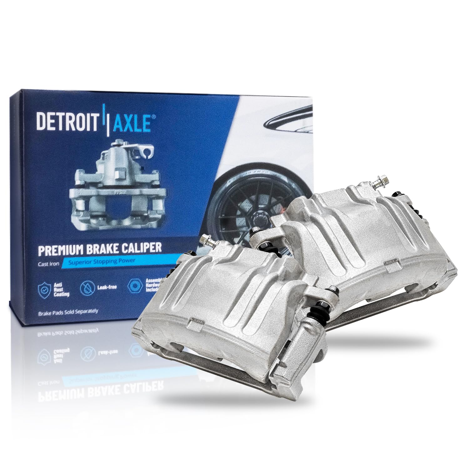 Pair Front Brake Calipers (Remanufactured)