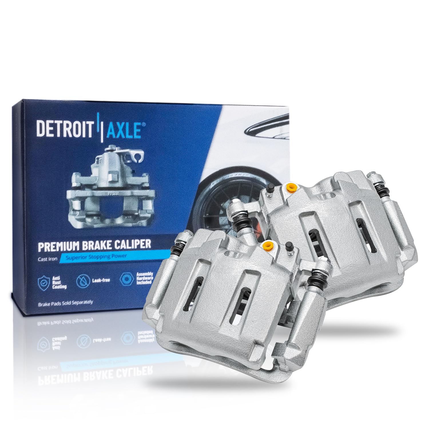 Pair Front Brake Calipers (Remanufactured)