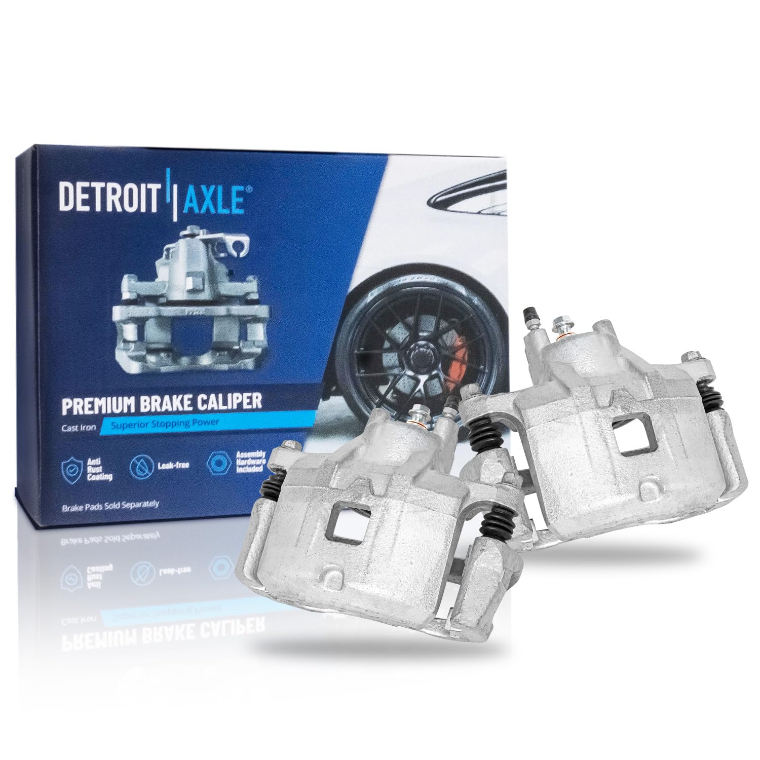 Pair Front Brake Calipers (Remanufactured)