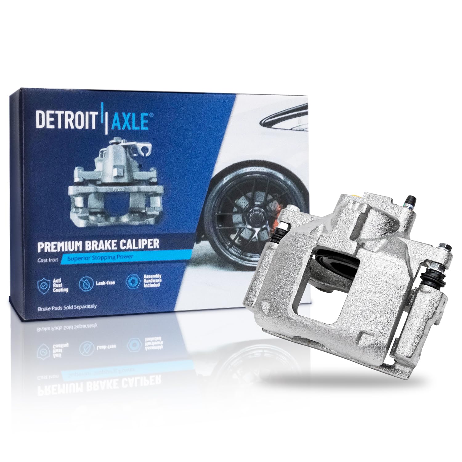 Detroit Axle - Front Left Disc Brake Caliper for 2009 2010-2012 Dodge Journey - Main Image