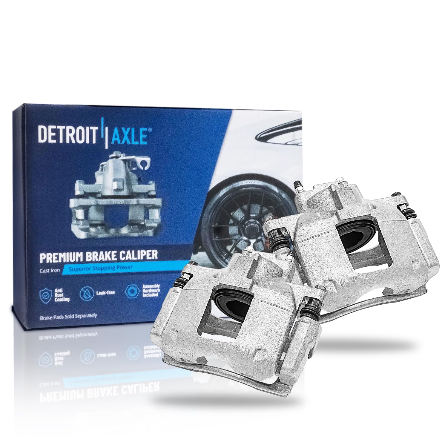Pair Front Brake Calipers (Remanufactured)