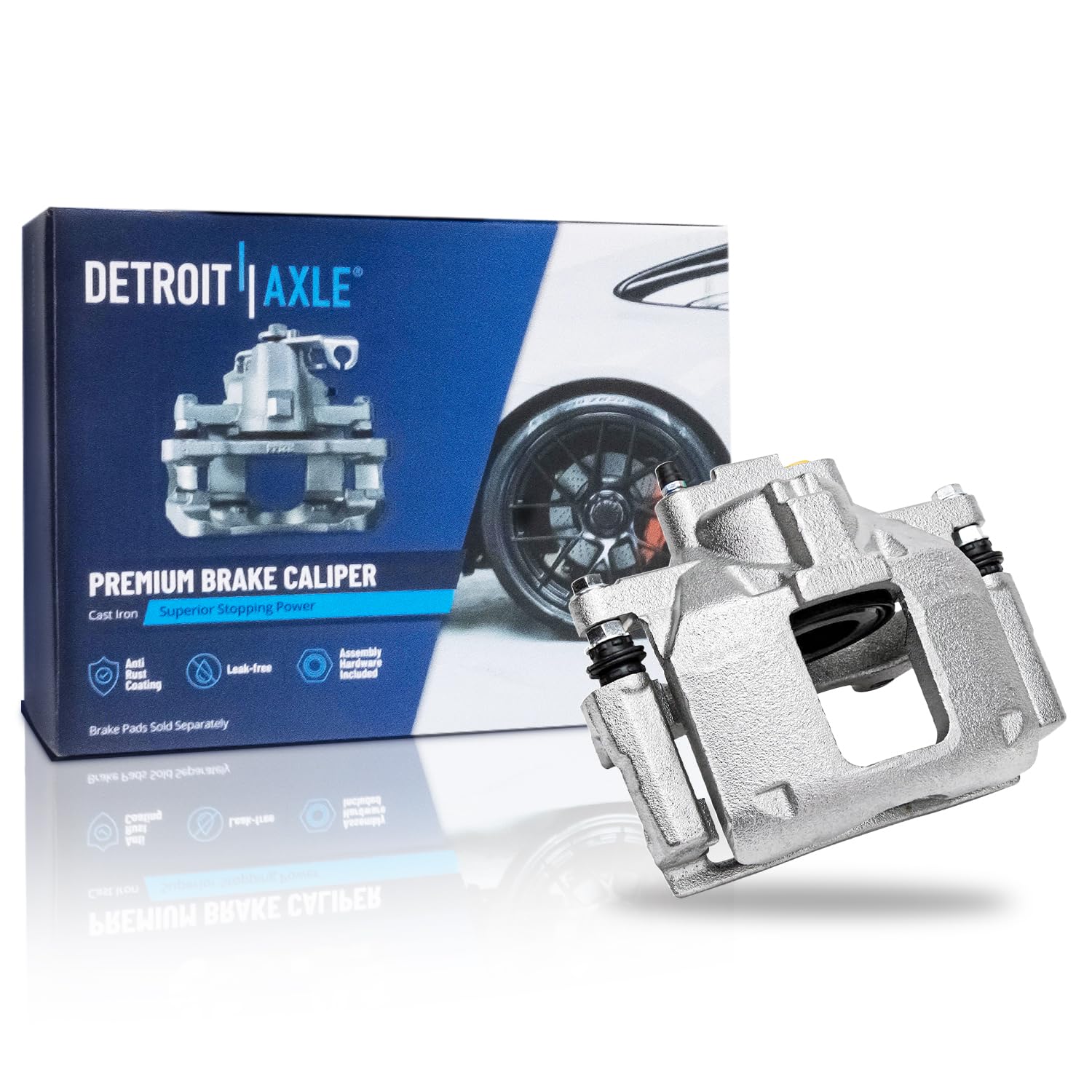 Detroit Axle - Front Right Disc Brake Caliper for 2009 2010-2012 Dodge Journey - Main Image
