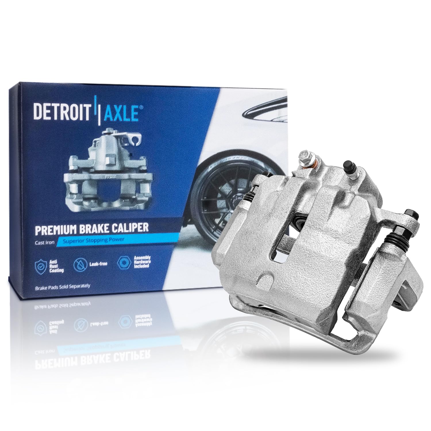 Detroit Axle - Front Left Disc Brake Caliper for Impala Malibu Equinox Terrain - Main Image