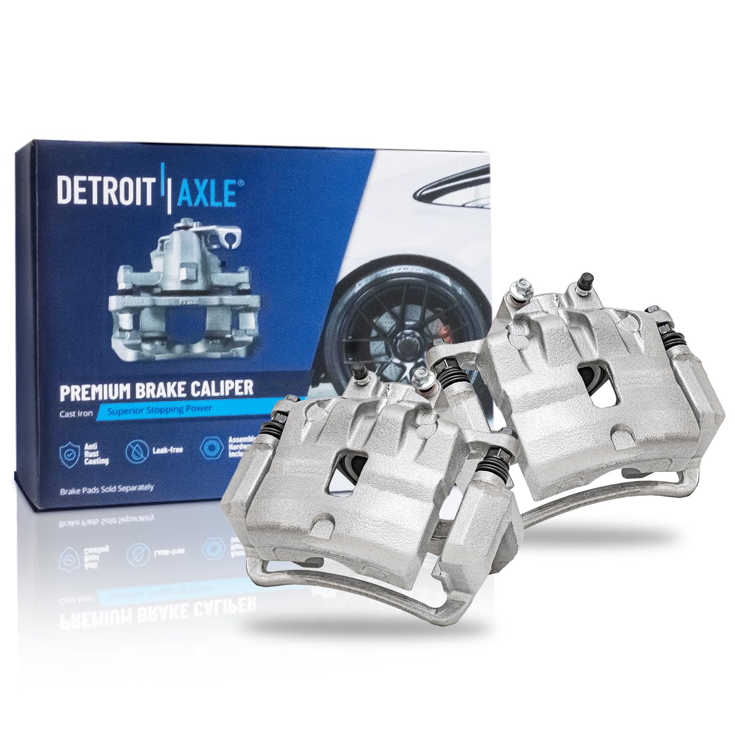 Pair Front Brake Calipers (Remanufactured)