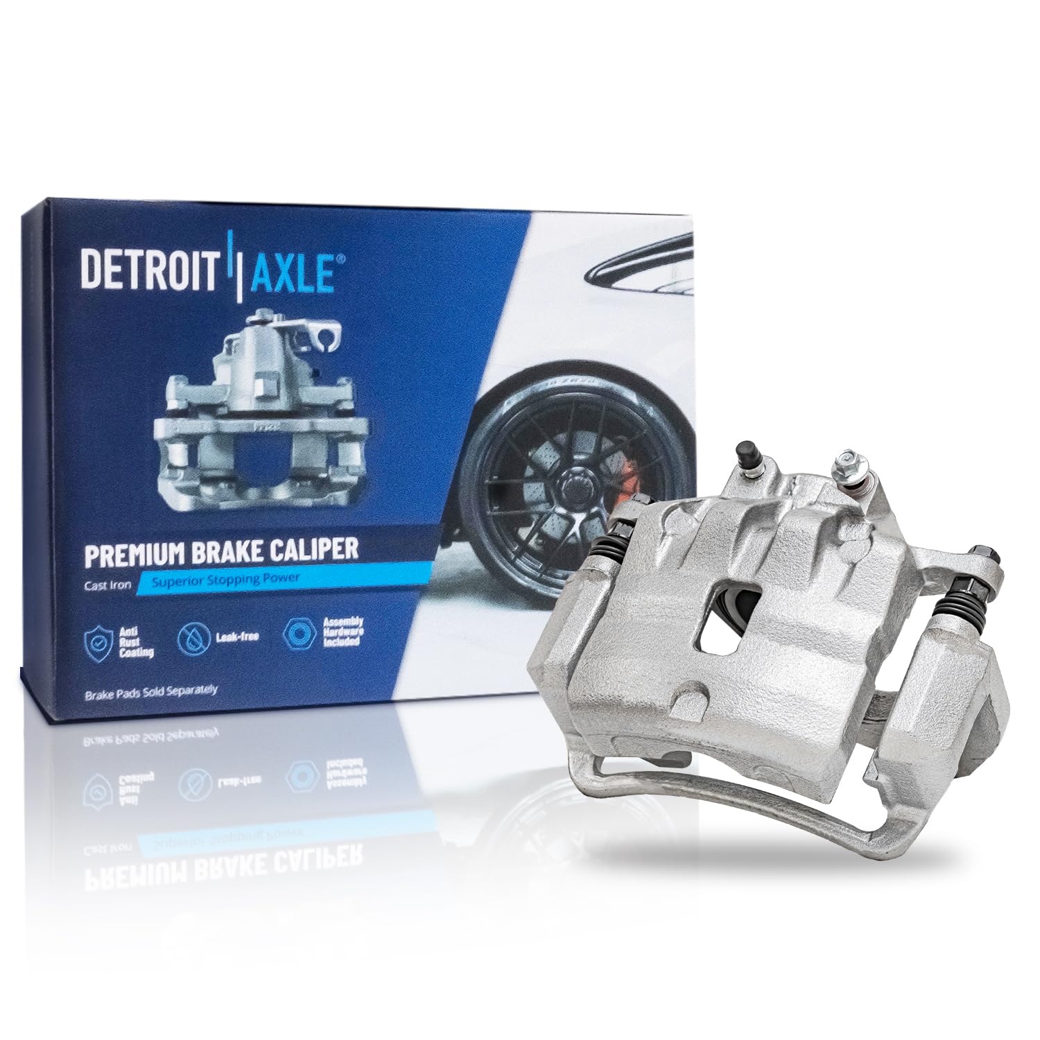 Detroit Axle - Front Right Brake Caliper for Lacrosse Regal Equinox Terrain - Main Image