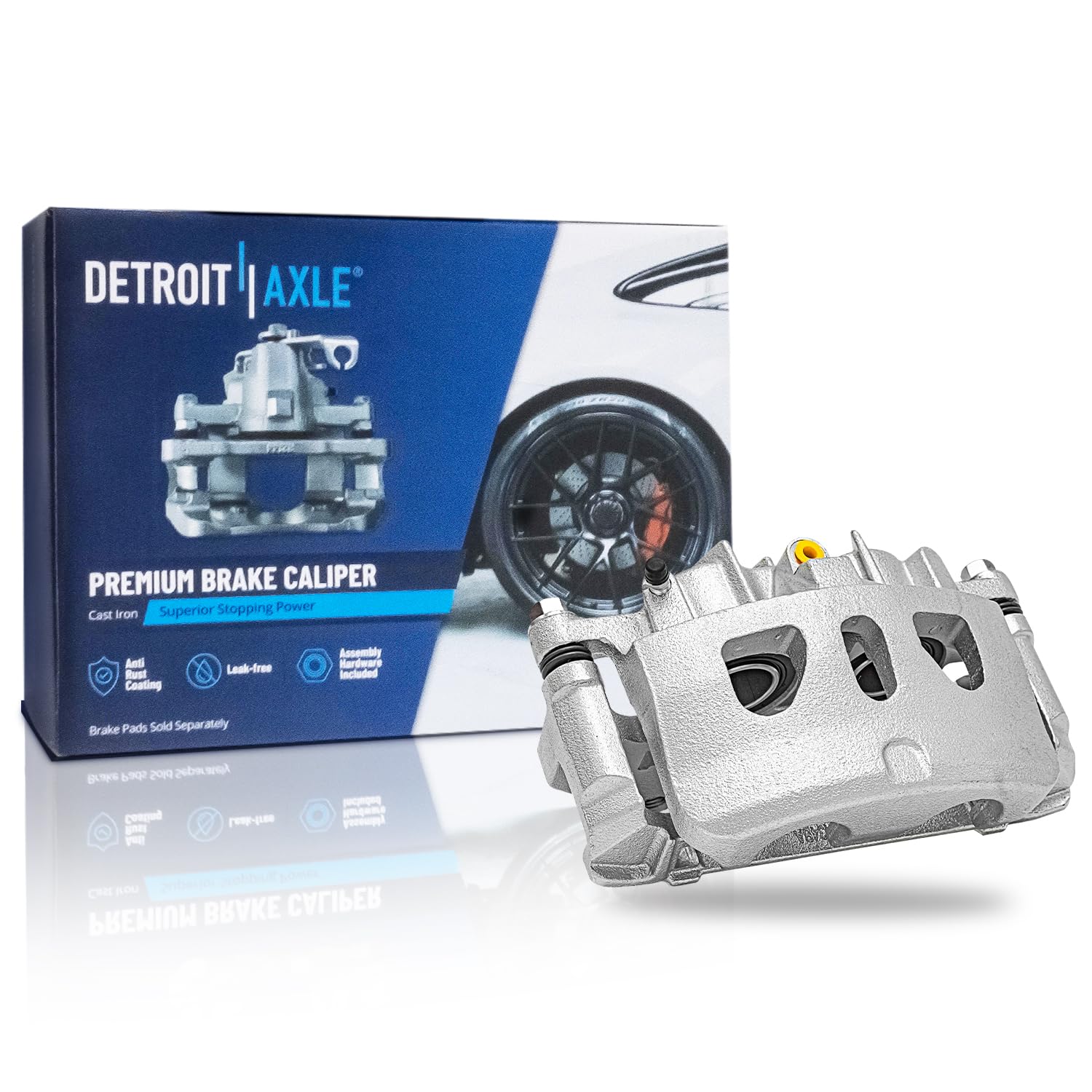 Detroit Axle - Front Right Disc Brake Caliper for Explorer Flex Taurus MKS MKT - Main Image
