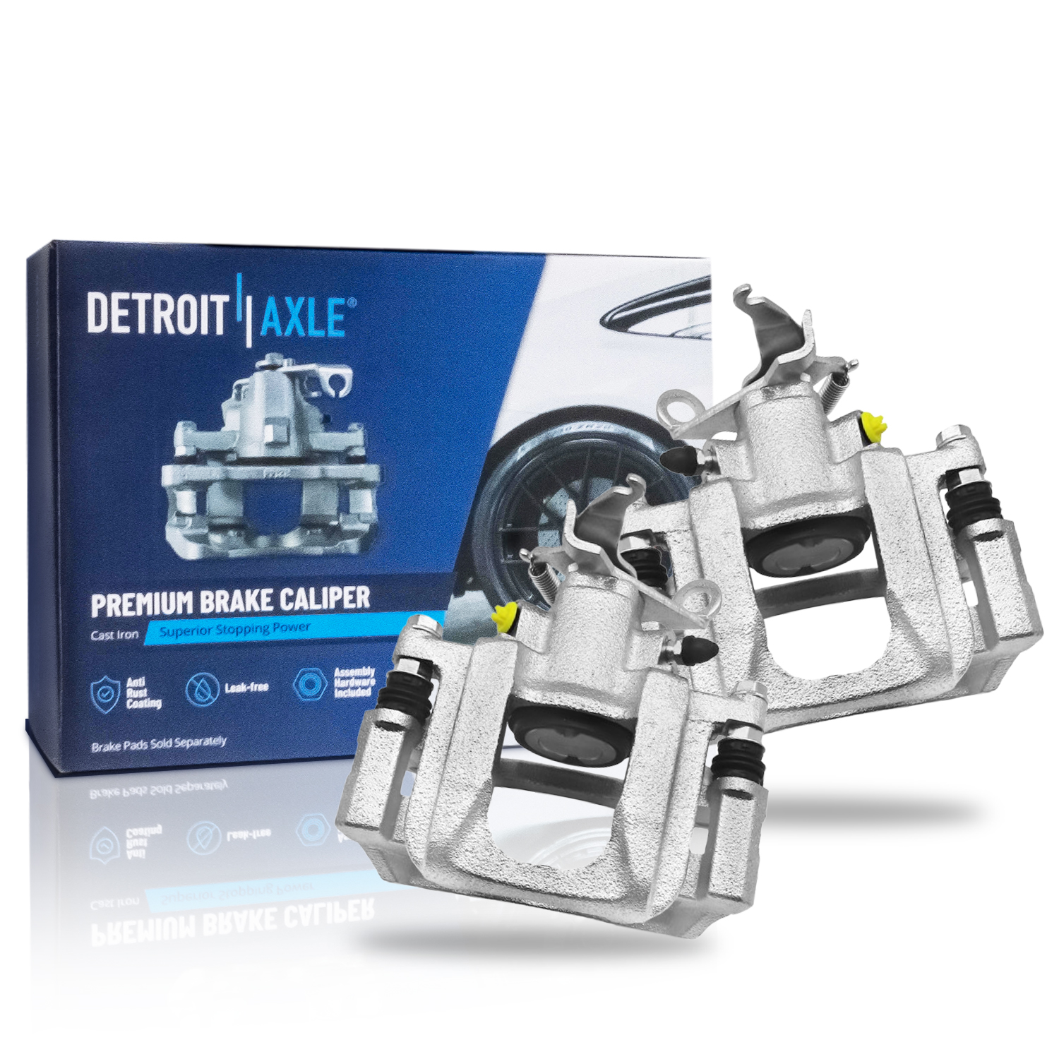 Pair Rear Brake Calipers (Remanufactured)