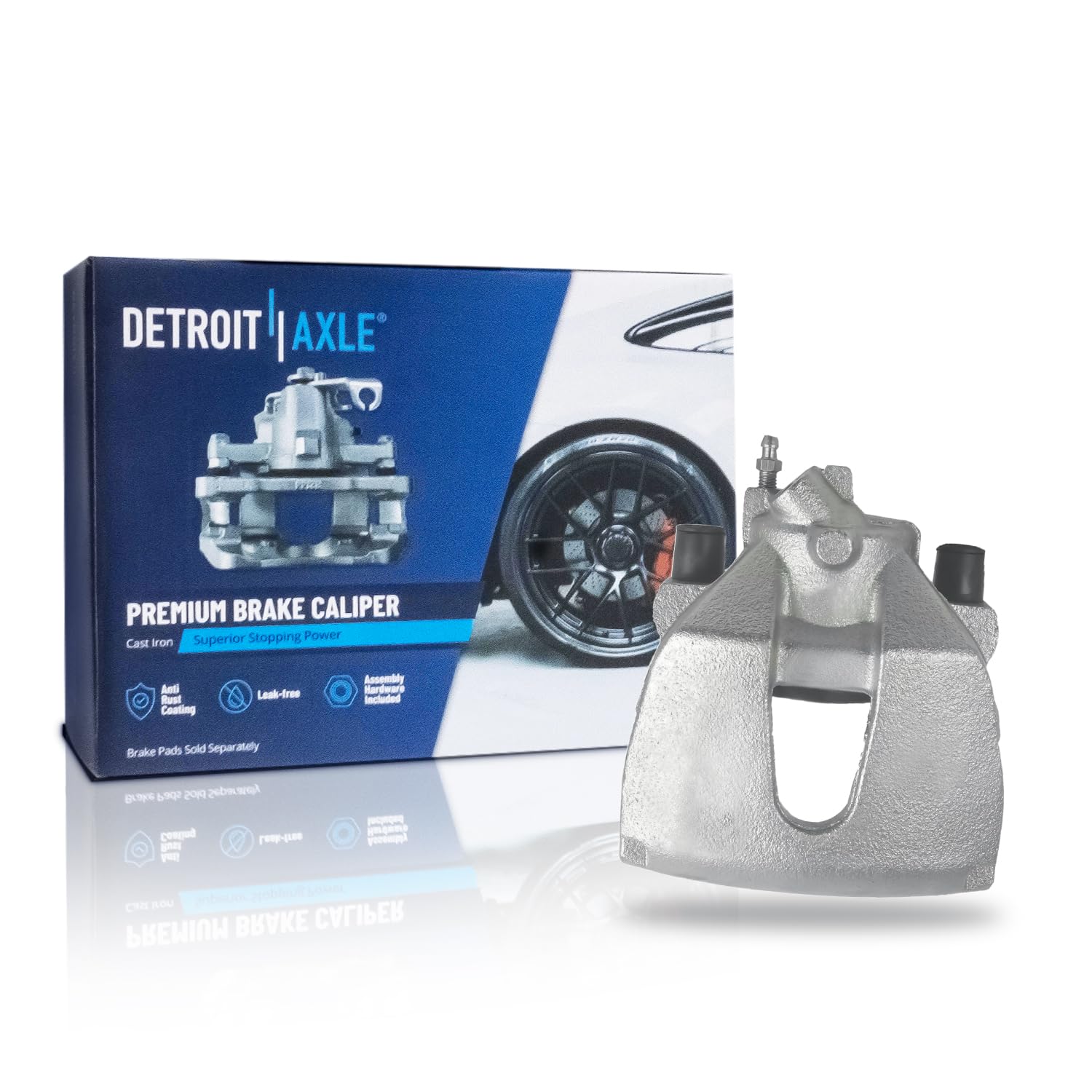 Detroit Axle - Front Right Brake Caliper for C-Max Escape Focus 3 5 C30 C70 S40 - Main Image