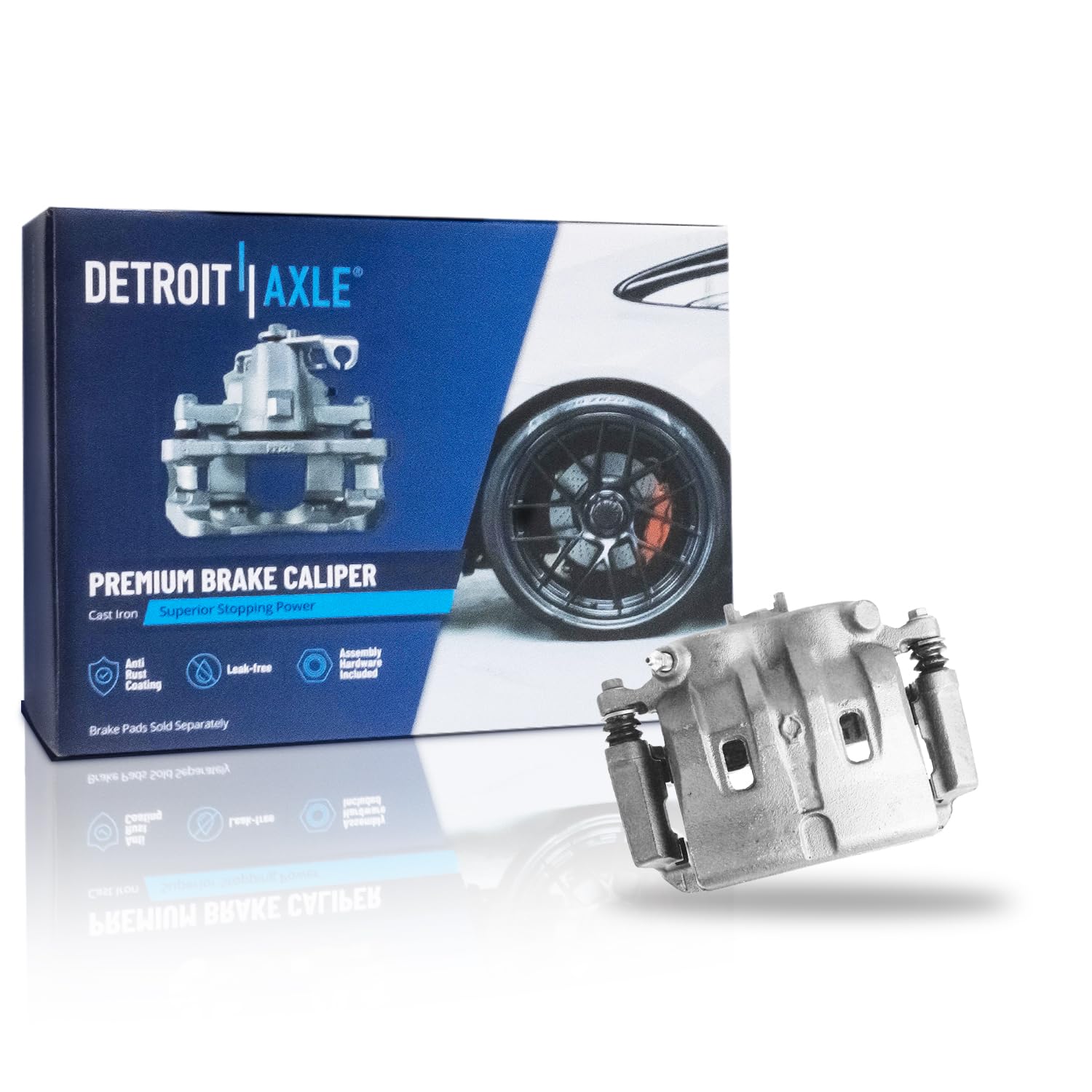 Detroit Axle - Front Left Disc Brake Caliper for 1998 1999 Nissan Pathfinder - Main Image