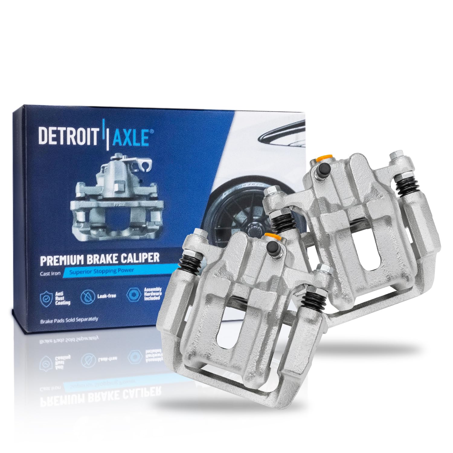 Pair Rear Brake Calipers (Remanufactured)