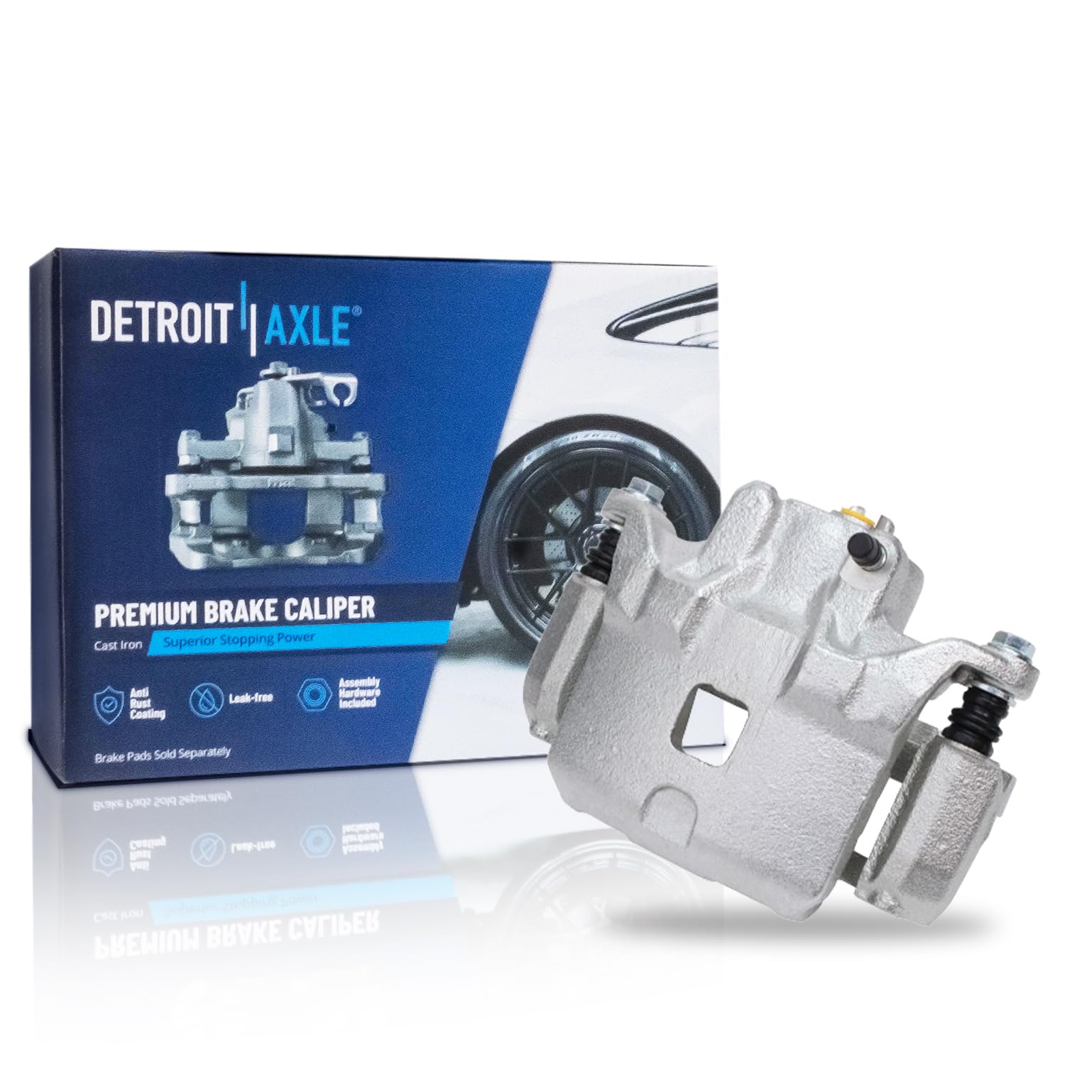 Detroit Axle - Front Left Brake Caliper for Infiniti I35 Nissan Altima Maxima - Main Image