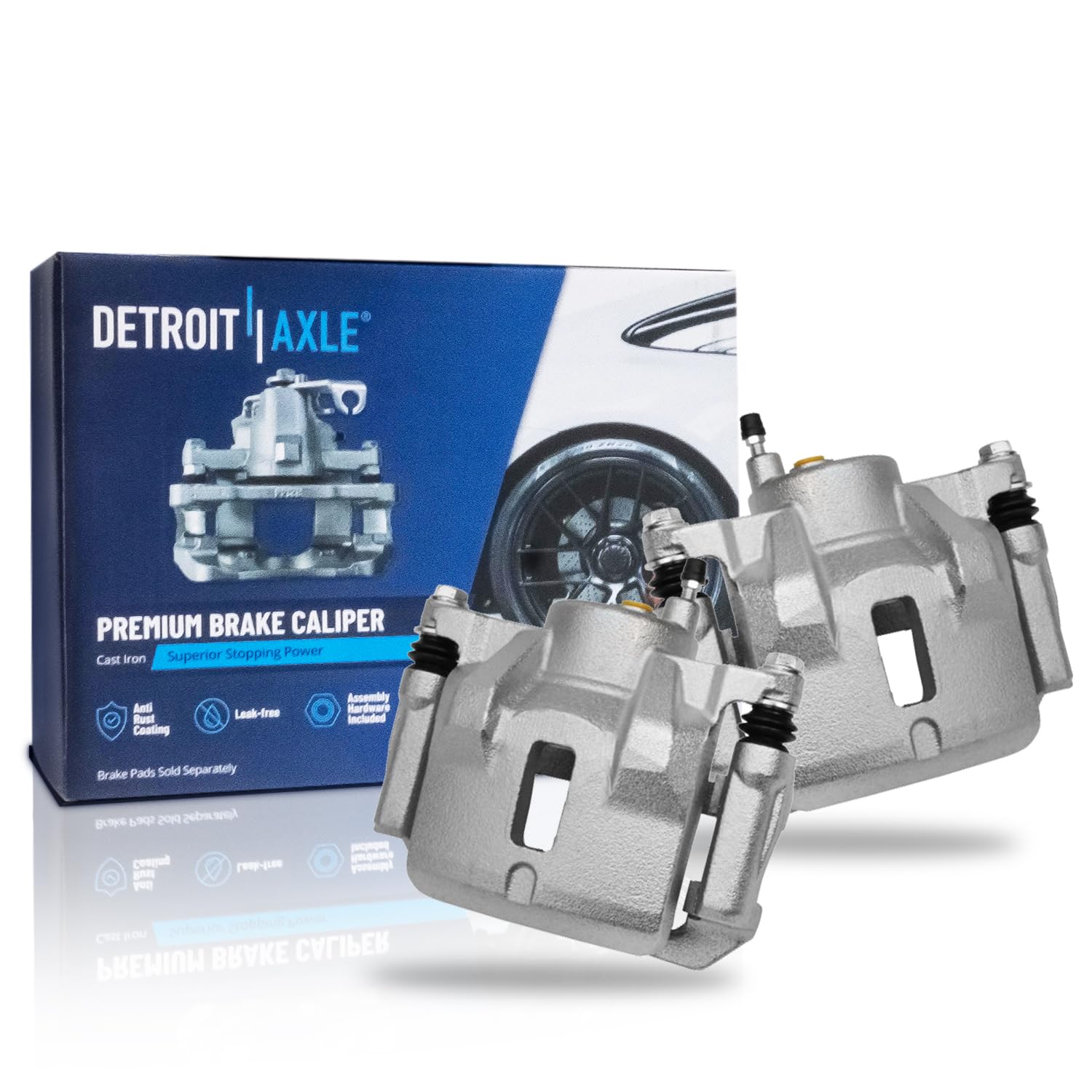 Pair Front Brake Calipers (Remanufactured)