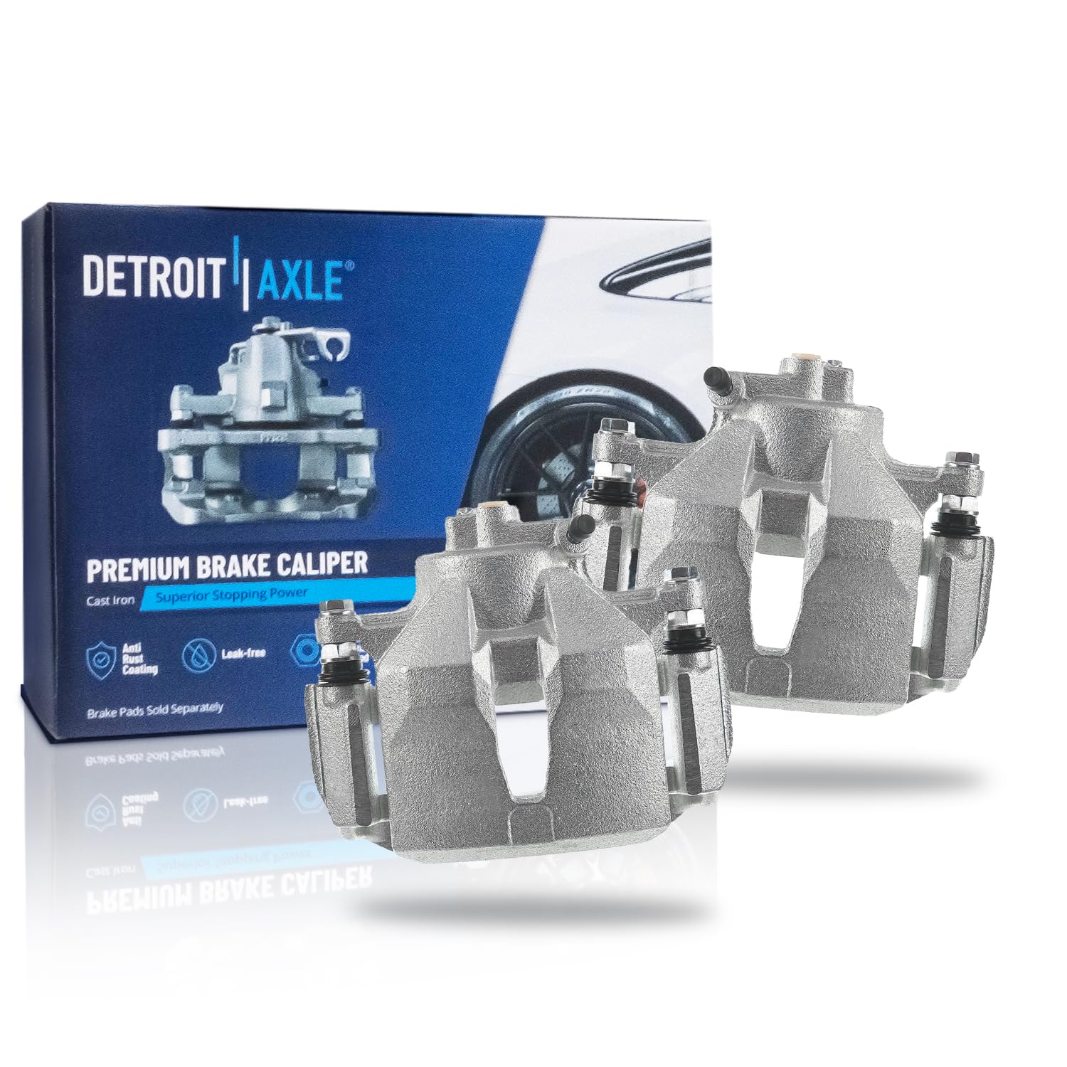 Pair Front Brake Calipers (Remanufactured)