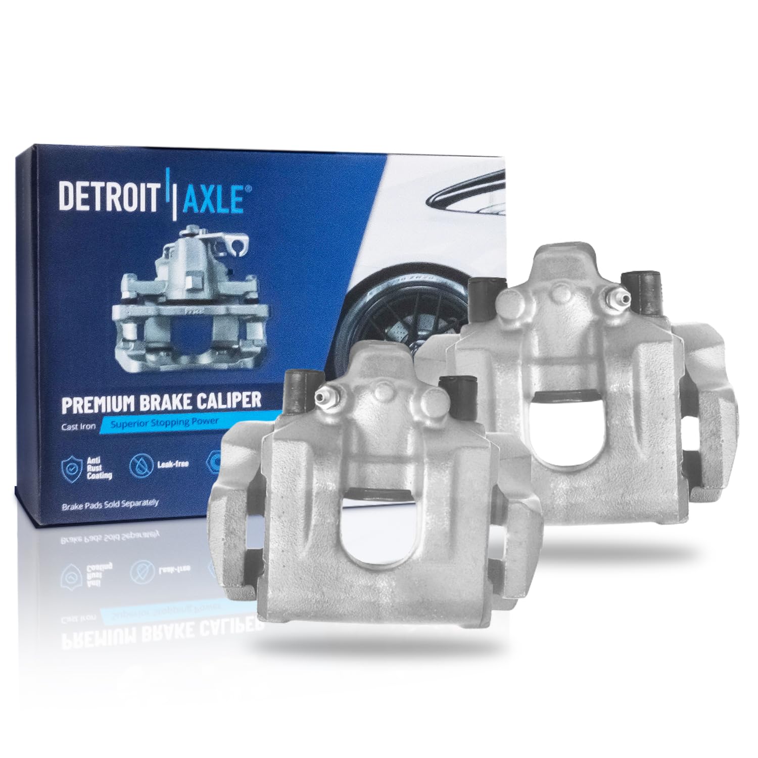 Detroit Axle - Rear Disc Brake Calipers for 2000-2006 Saab 9-5 - Main Image