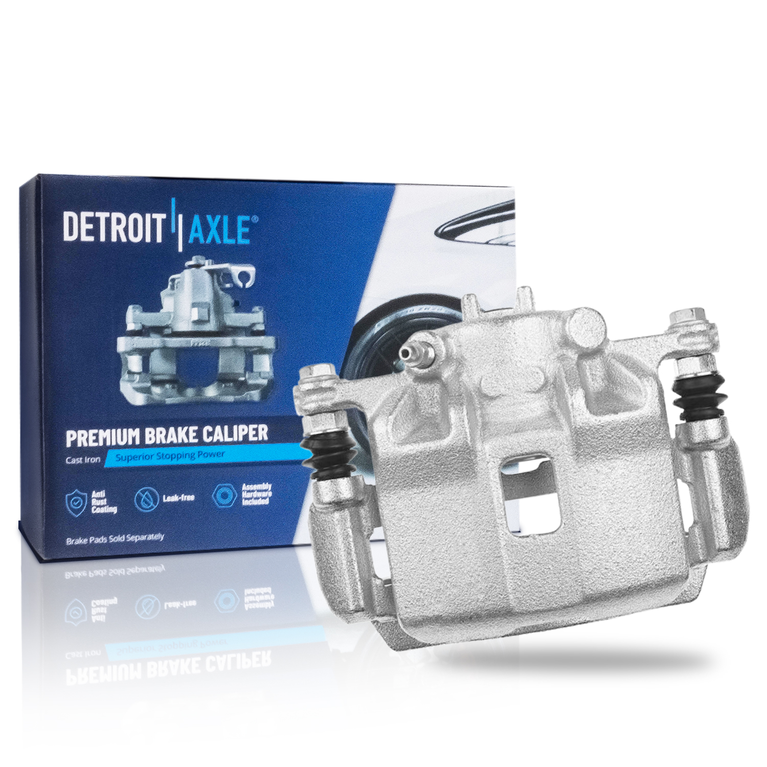 Detroit Axle - Front Right Disc Brake Caliper for Acura RSX Honda Civic - Main Image