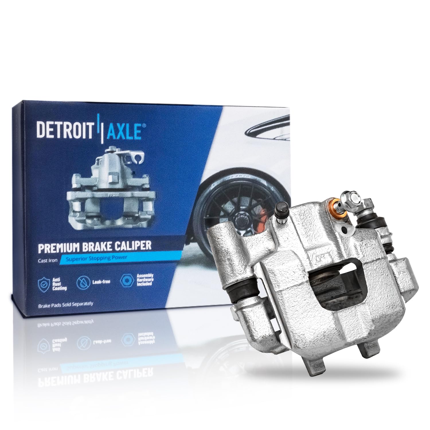 Detroit Axle - Rear Right Disc Brake Caliper for 2005 2006 2007-2010 Scion tC - Main Image