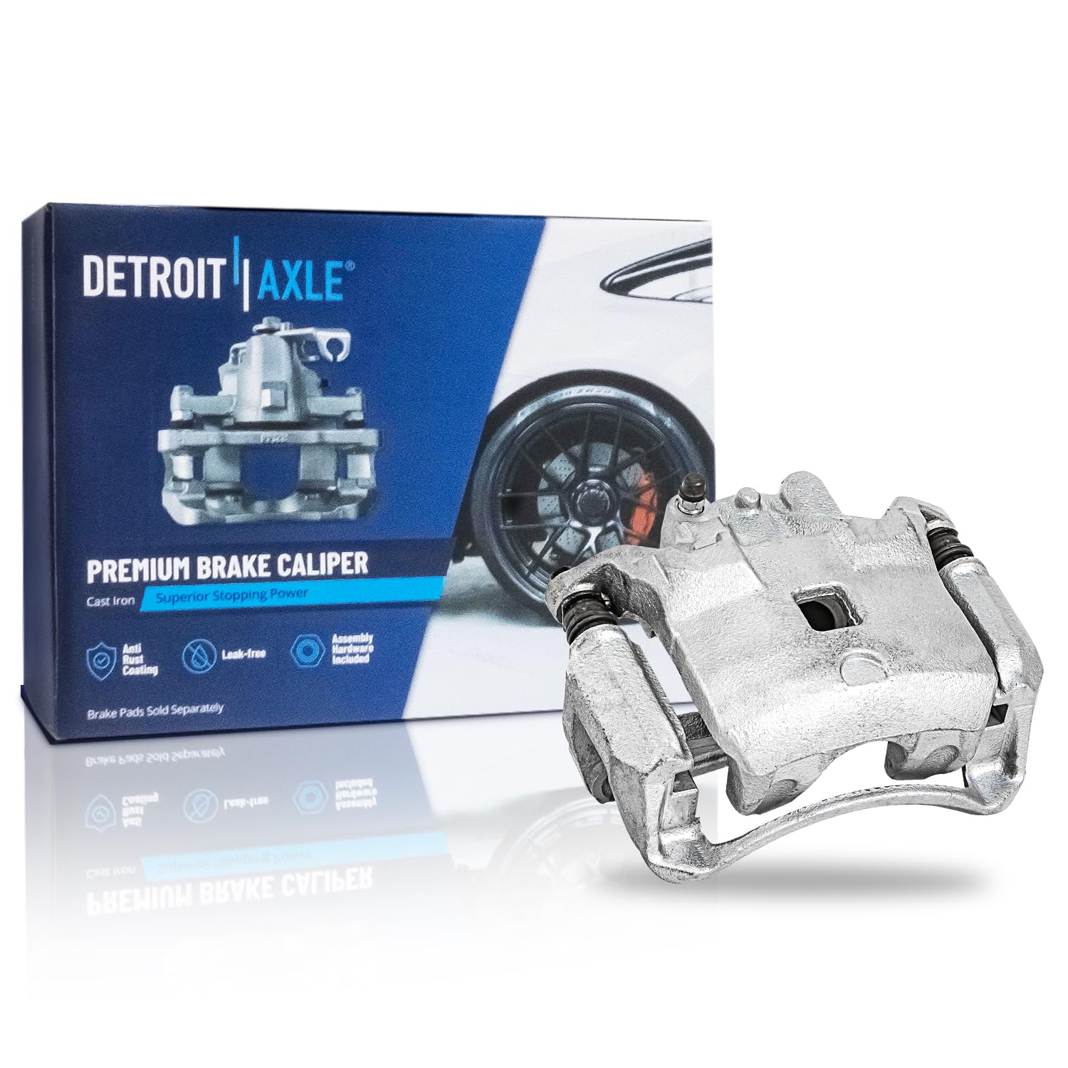 Detroit Axle - Front Right Disc Brake Caliper for 2007 2008-2019 Nissan Sentra - Main Image
