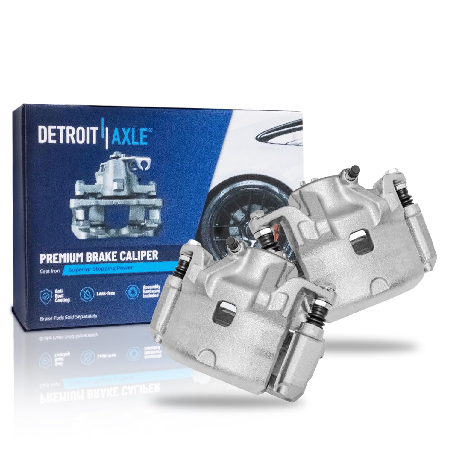 Pair Front Brake Calipers (Remanufactured)