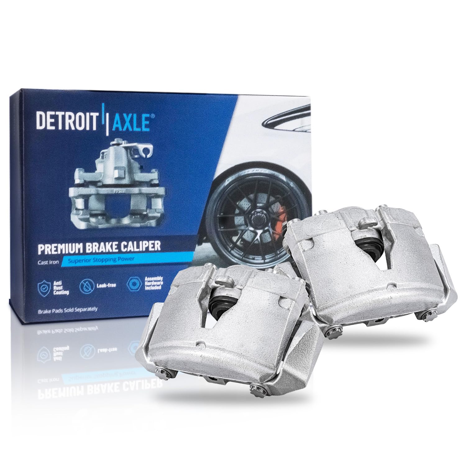 Pair Front Brake Calipers (Remanufactured)