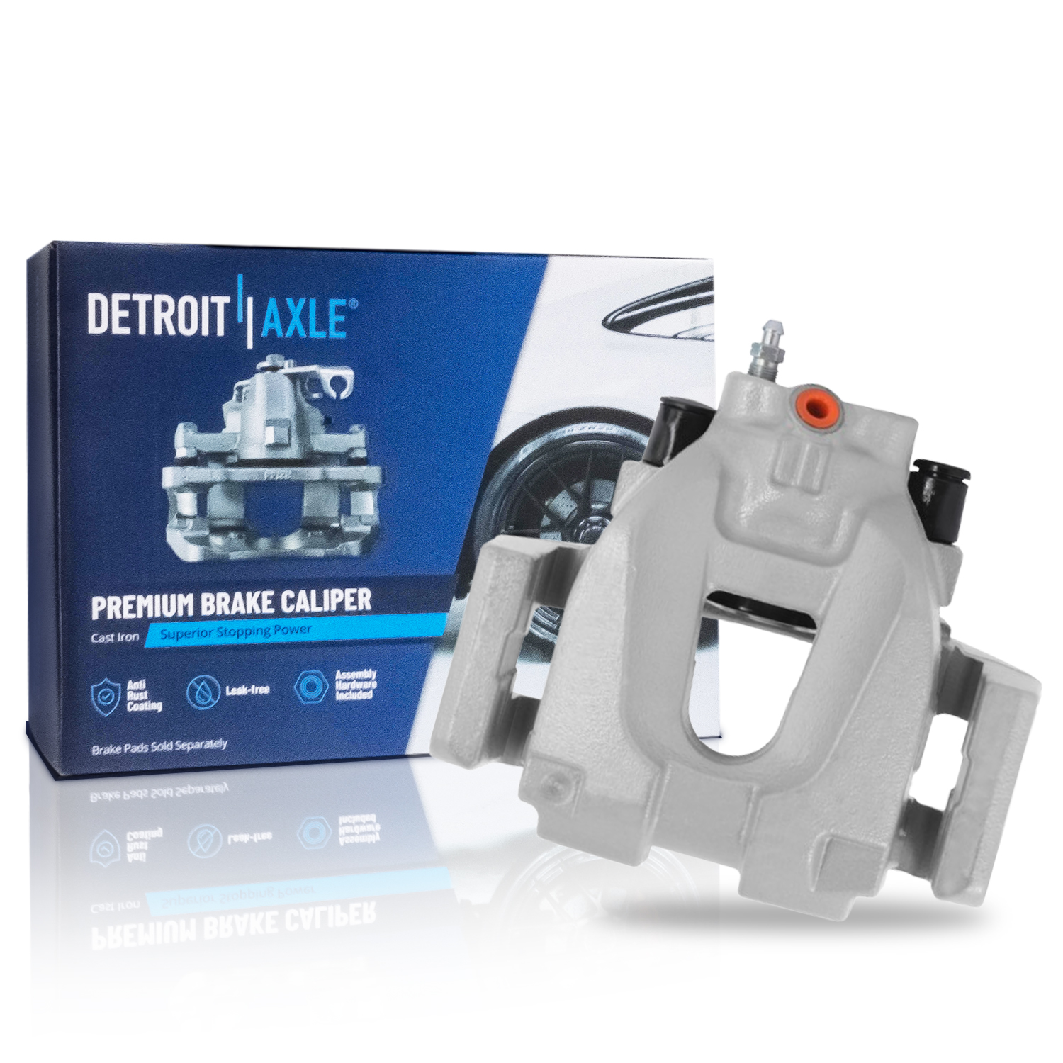 Detroit Axle - Rear Left Disc Brake Caliper for 2009 BMW 750i 750Li - Main Image