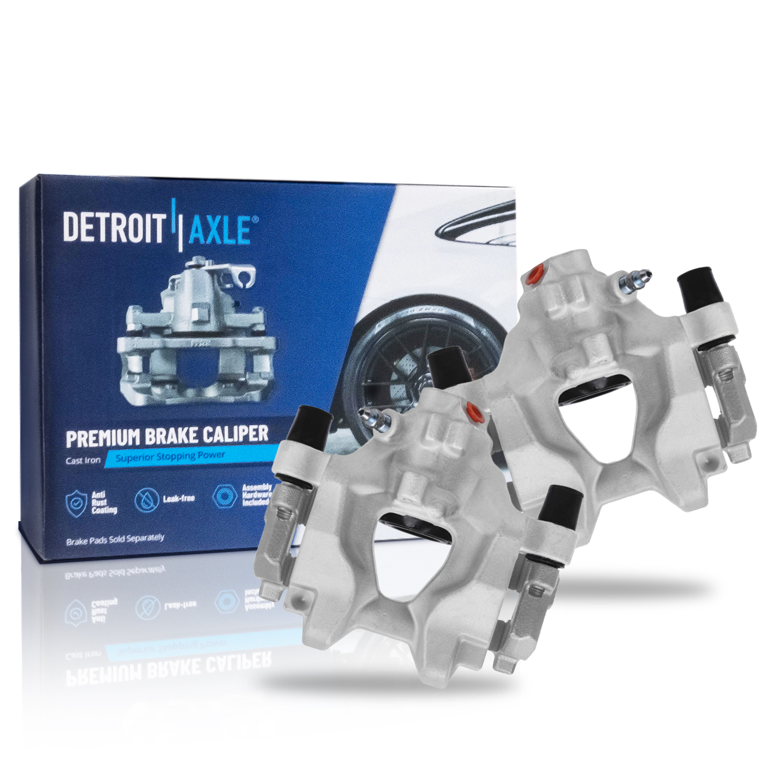 Detroit Axle - Rear Disc Brake Calipers for Mercedes-Benz C250 C300 - Main Image