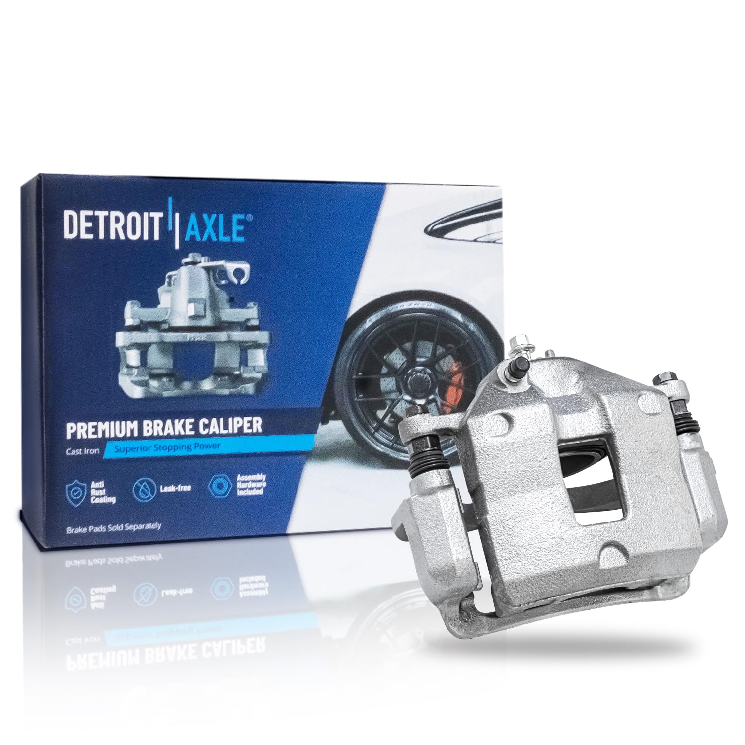 Detroit Axle - Front Right Disc Brake Caliper for 2017 2018-2020 Hyundai Elantra - Main Image