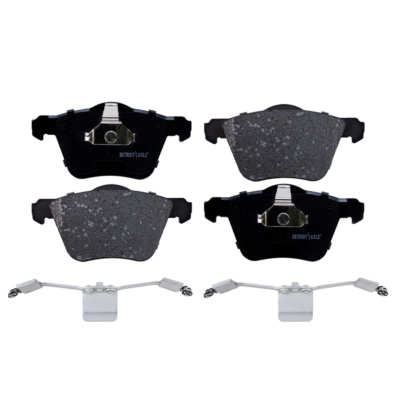 Detroit Axle - 13.2" Front Brake Pads for 2003 2004-2009 2012 2013 Volvo XC90 - 4