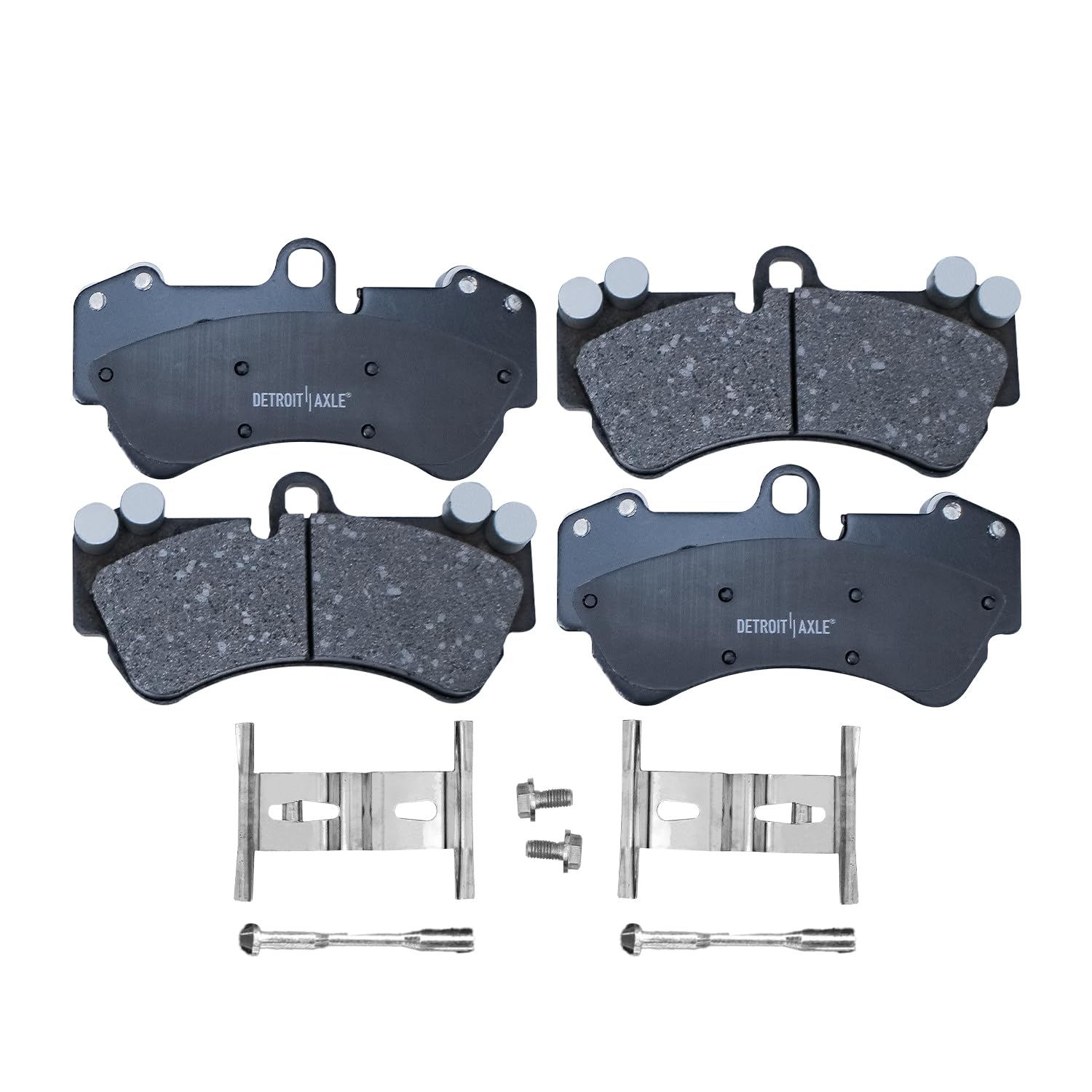 Detroit Axle - Front Ceramic Brake Pads for Porsche Cayenne Volkswagen Touareg - 4